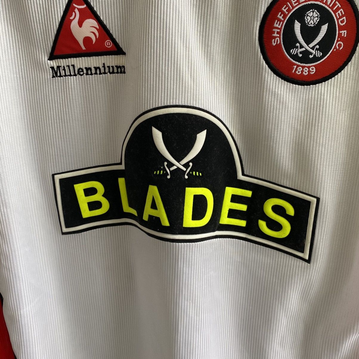 Le Coq Sportif Vintage Le Coq Sportif Sheffield United 90’s Blades jersey Size US S / EU 44-46 / 1 - 5 Thumbnail