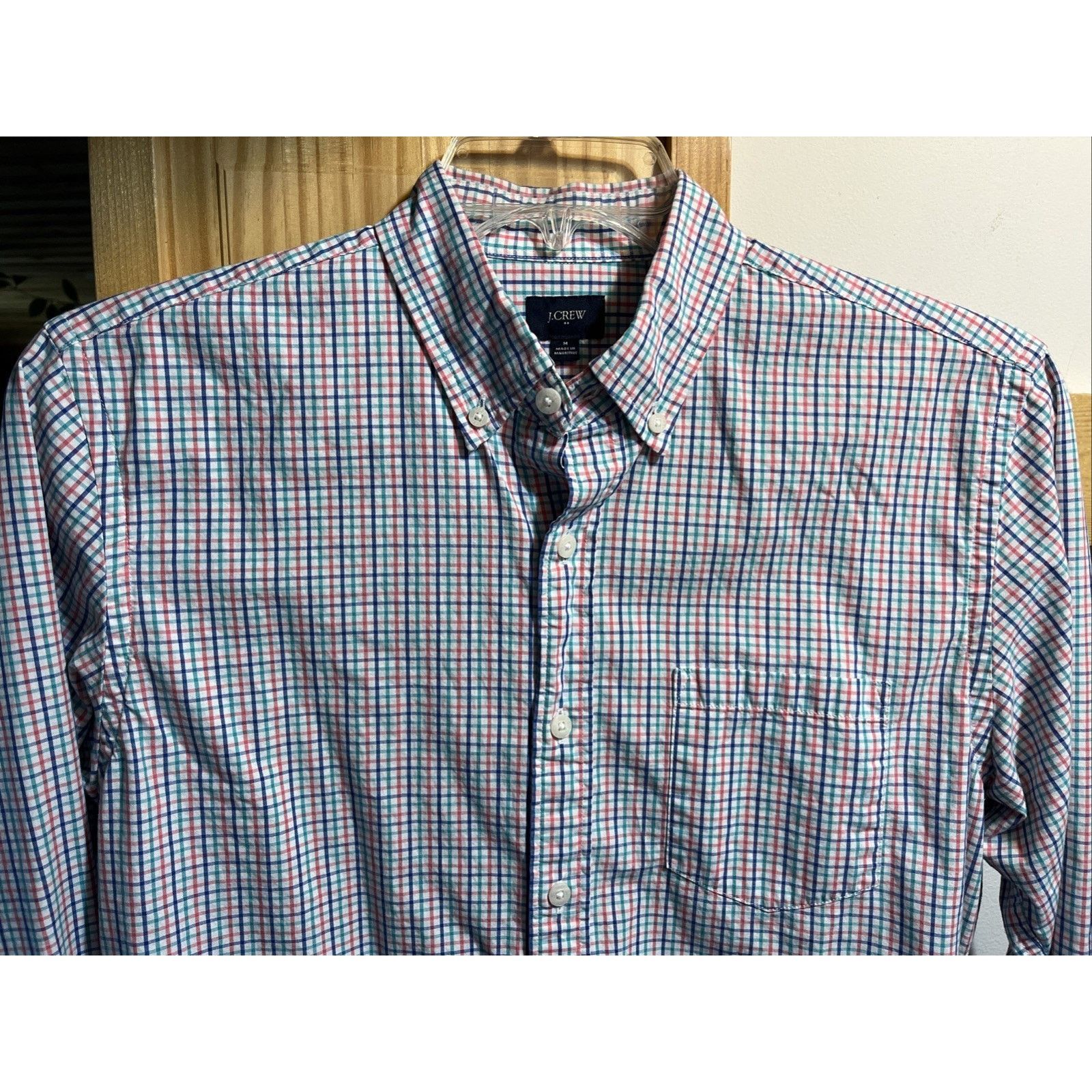 J.Crew J Crew Men’s Multicolored Checkered LS Button Shirt Size M Size US M / EU 48-50 / 2 - 4 Thumbnail
