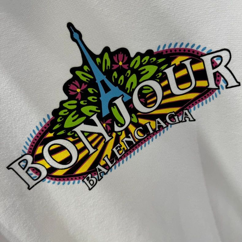 Balenciaga Balenciaga White Fleece Hoodie Size US L / EU 52-54 / 3 - 4 Thumbnail