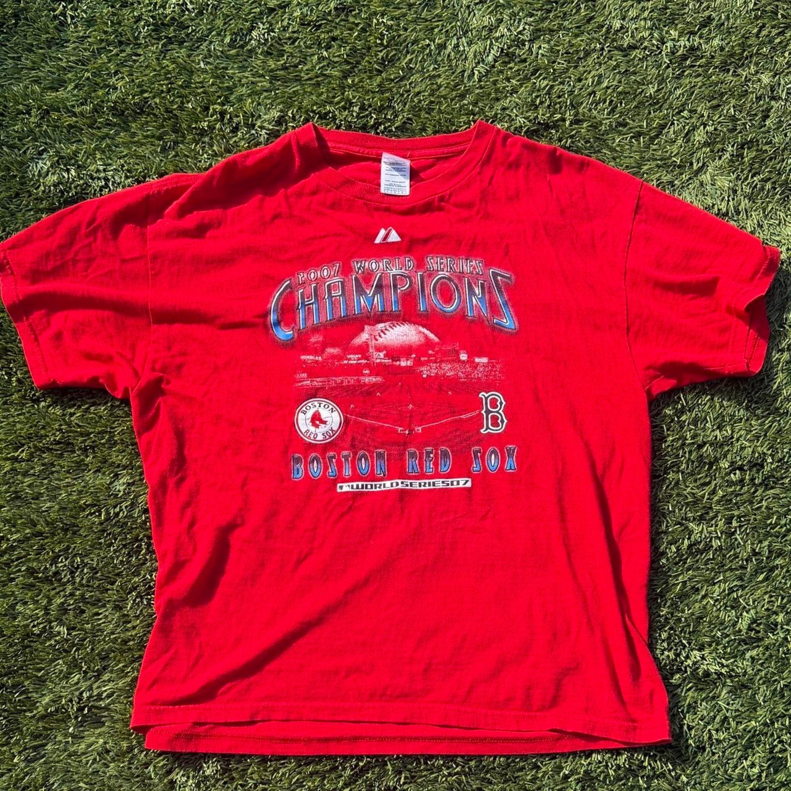 Delta Boston Red Sox Vintage 2007 Champion Tee Size L Size US L / EU 52-54 / 3 - 1 Thumbnail