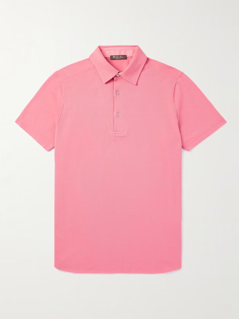 Loro Piana o1w1db10824 Cotton Polo Shirt in Pink Size US S / EU 44-46 / 1 - 1 Thumbnail