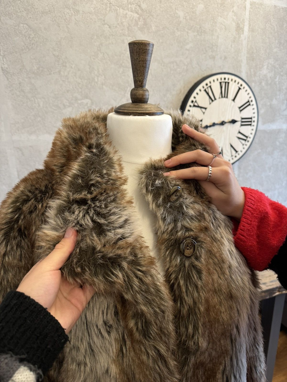 Japanese Brand Vintage Faux Fur coat avant garde if6was9 l.g.b. hysteric 00 Size L / US 10 / IT 46 - 5 Thumbnail