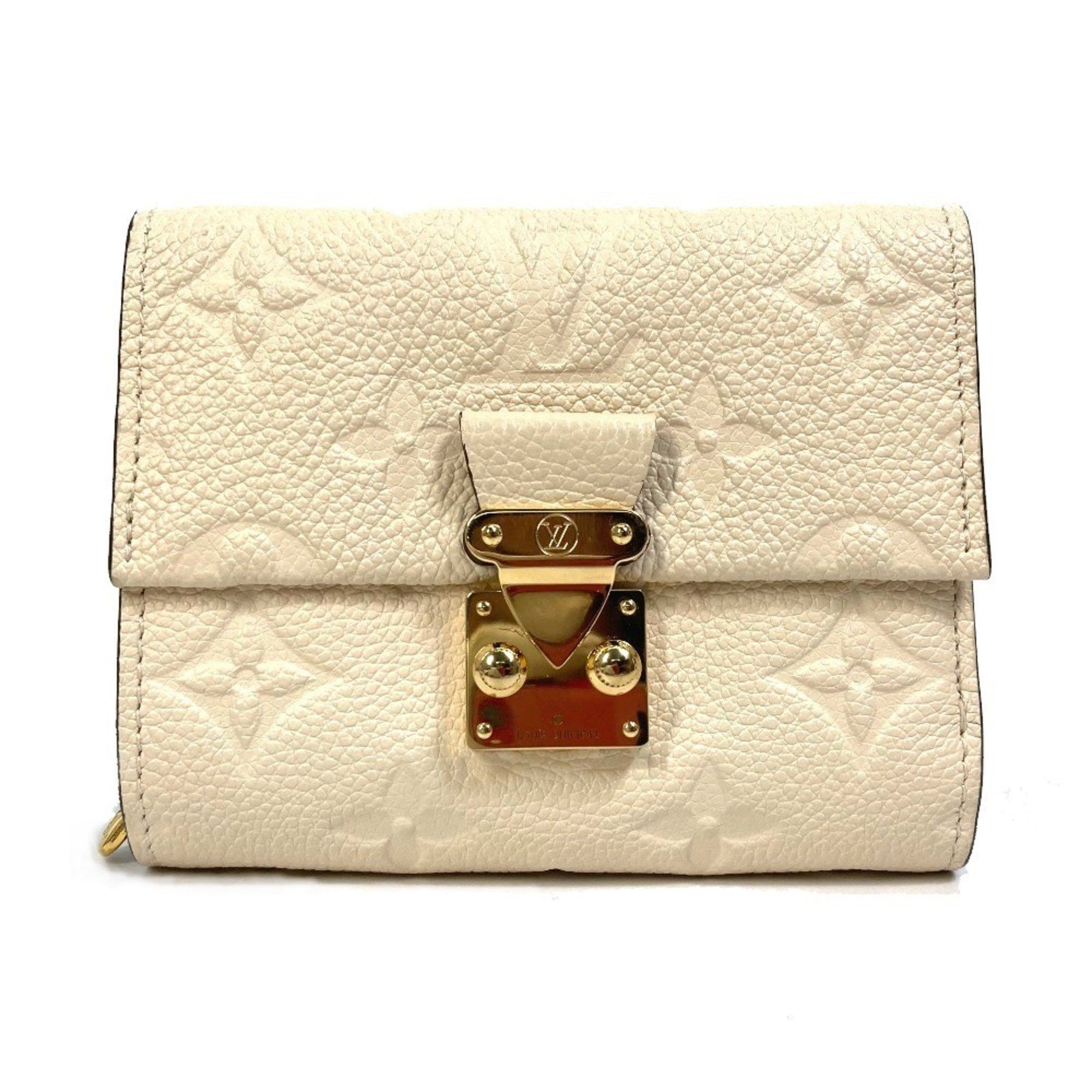 Louis Vuitton LOUIS VUITTON M81071 Monogram Empreinte Wallet, Portefeuille Metis Trifold Leather, Women's, Creme, Like New Size ONE SIZE - 1 Thumbnail