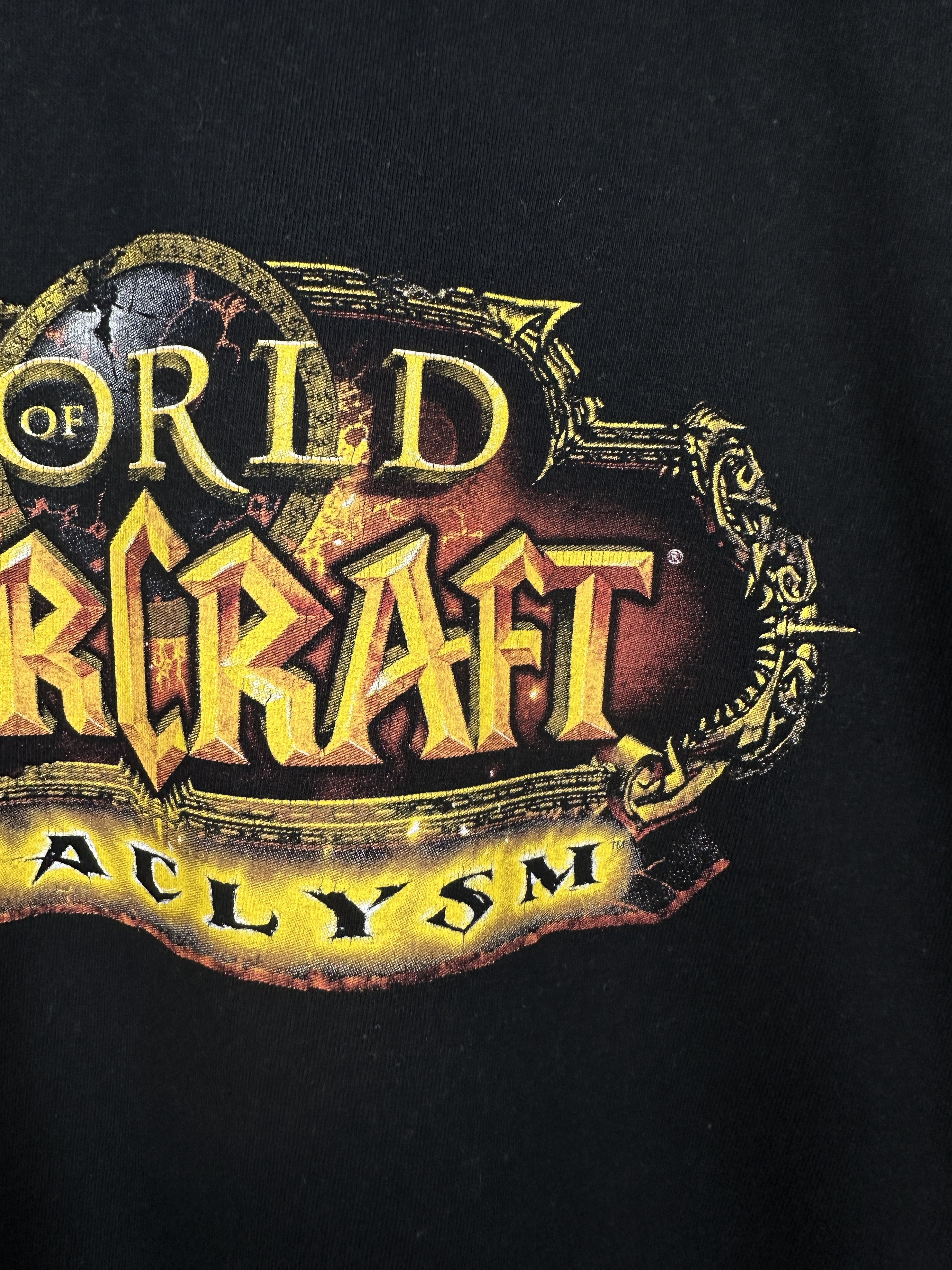 Vintage World Of Warcraft Cataclysm WOW Game Promo Graphic T Shirt Size US XL / EU 56 / 4 - 5 Thumbnail