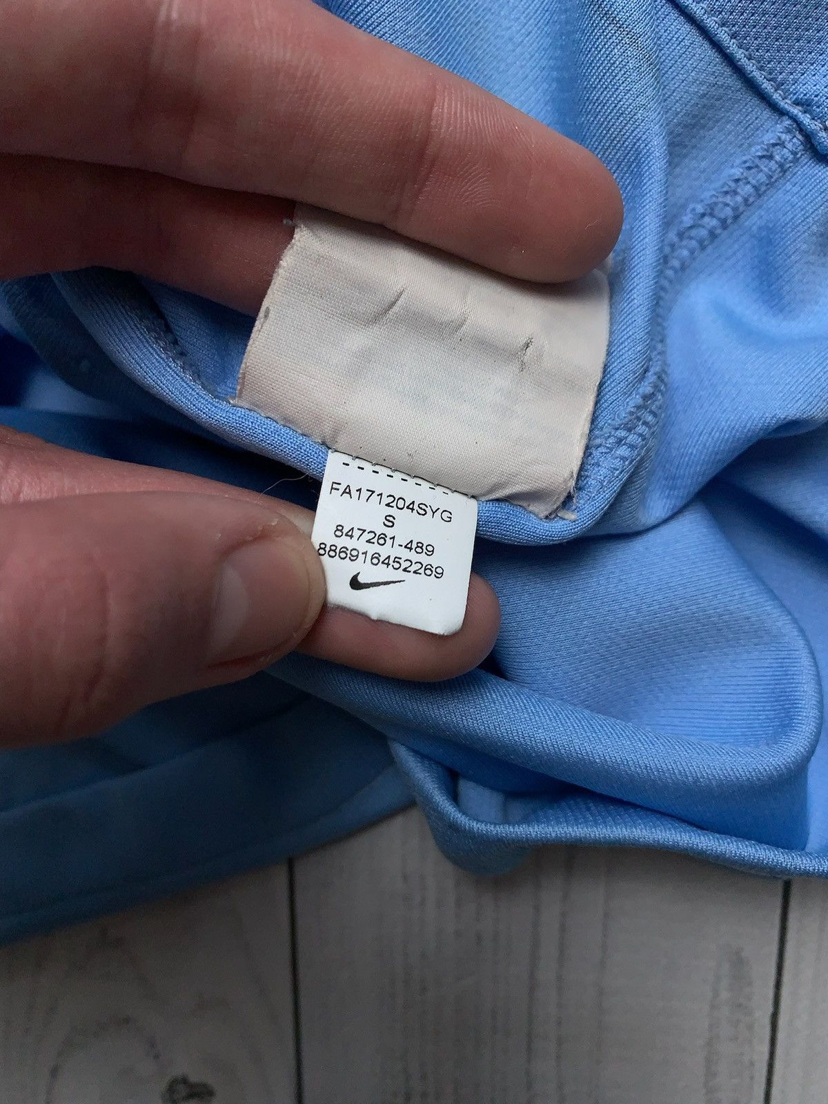 Nike × Vintage Vintage Nike Manchester City soccer jersey 19 Sane rare Size US S / EU 44-46 / 1 - 8 Thumbnail
