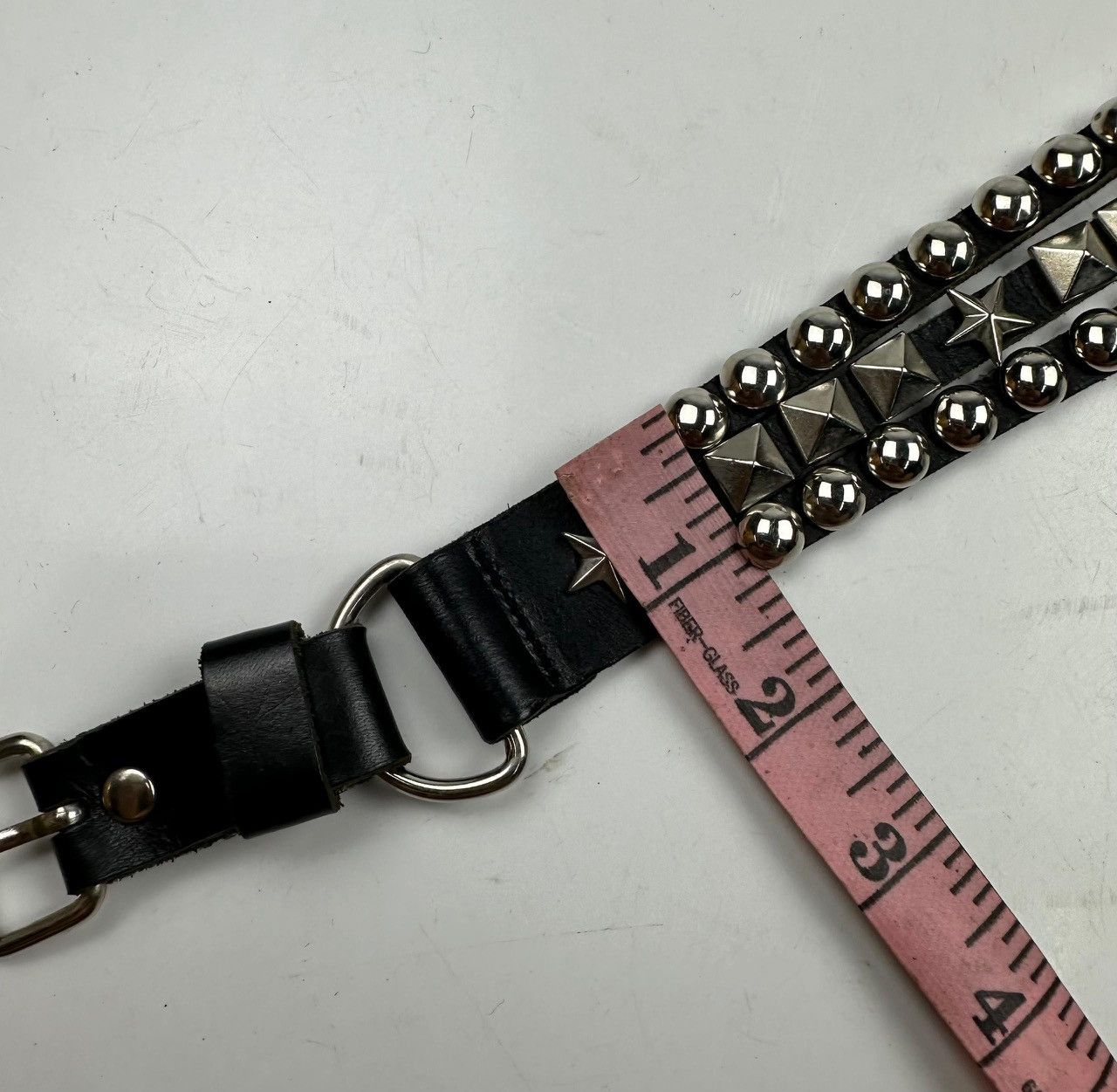 Japanese Brand studded spiked leather belt tc3 Size 36 - 7 Thumbnail