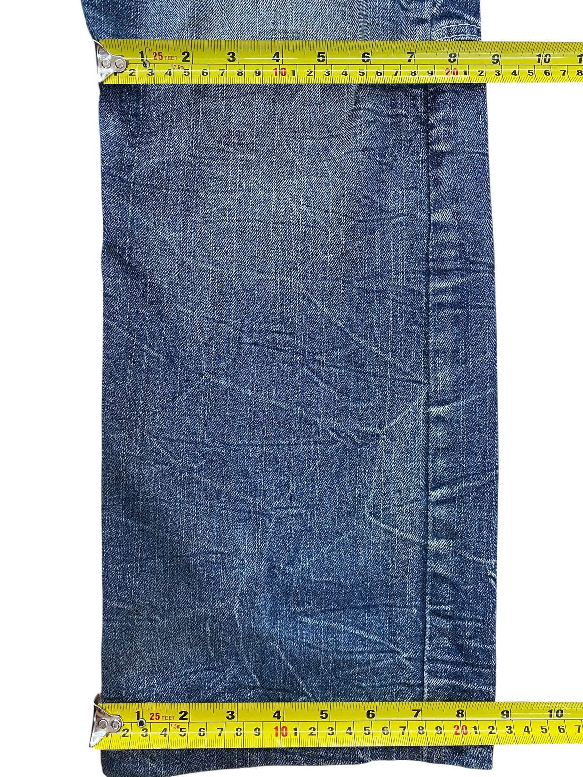 Japanese Brand Distressed wide leg denim unique paint splatter details Size US 36 / EU 52 - 9 Thumbnail