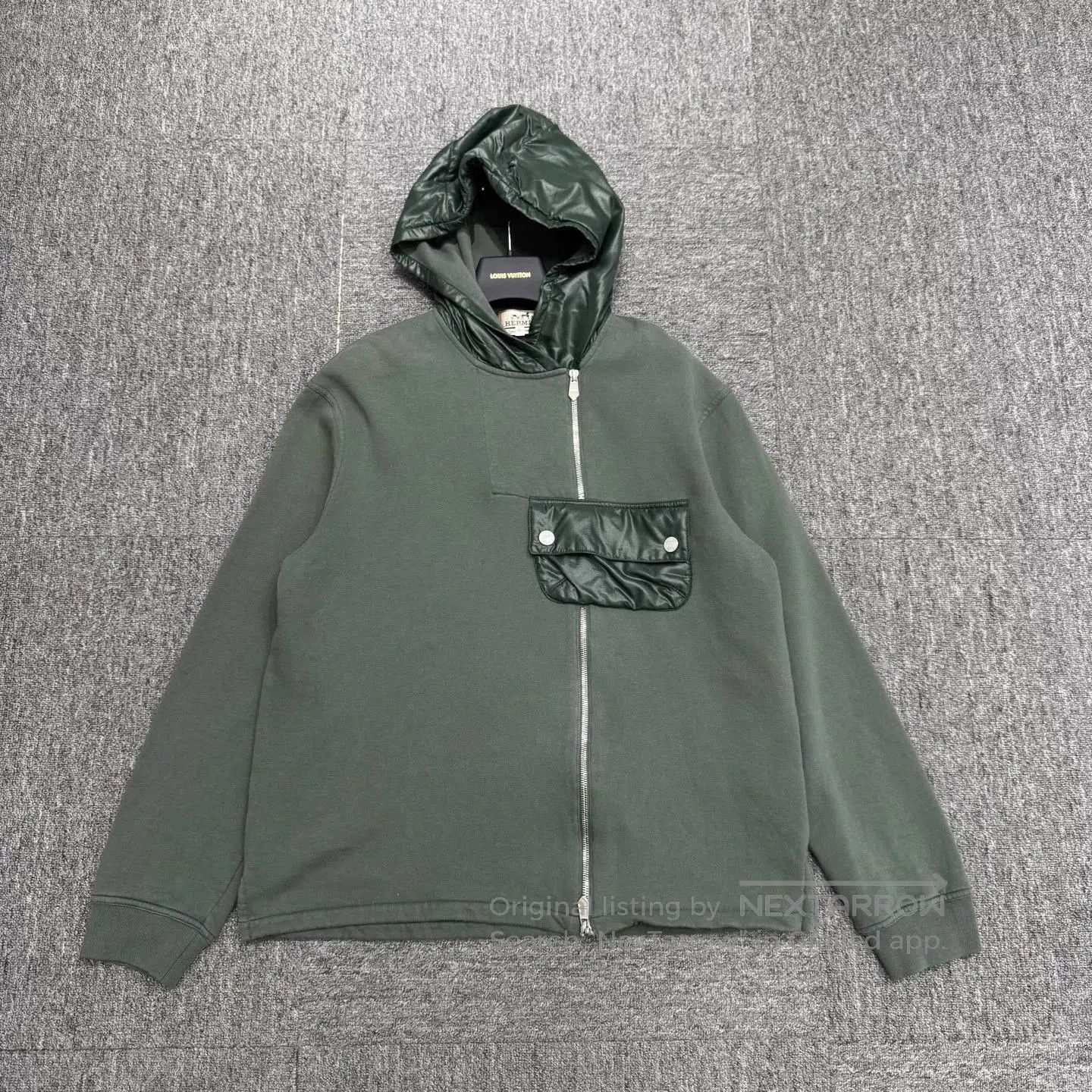 Hermes Hermes Pocket Patchwork Hoodie. Size US L / EU 52-54 / 3 - 1 Thumbnail