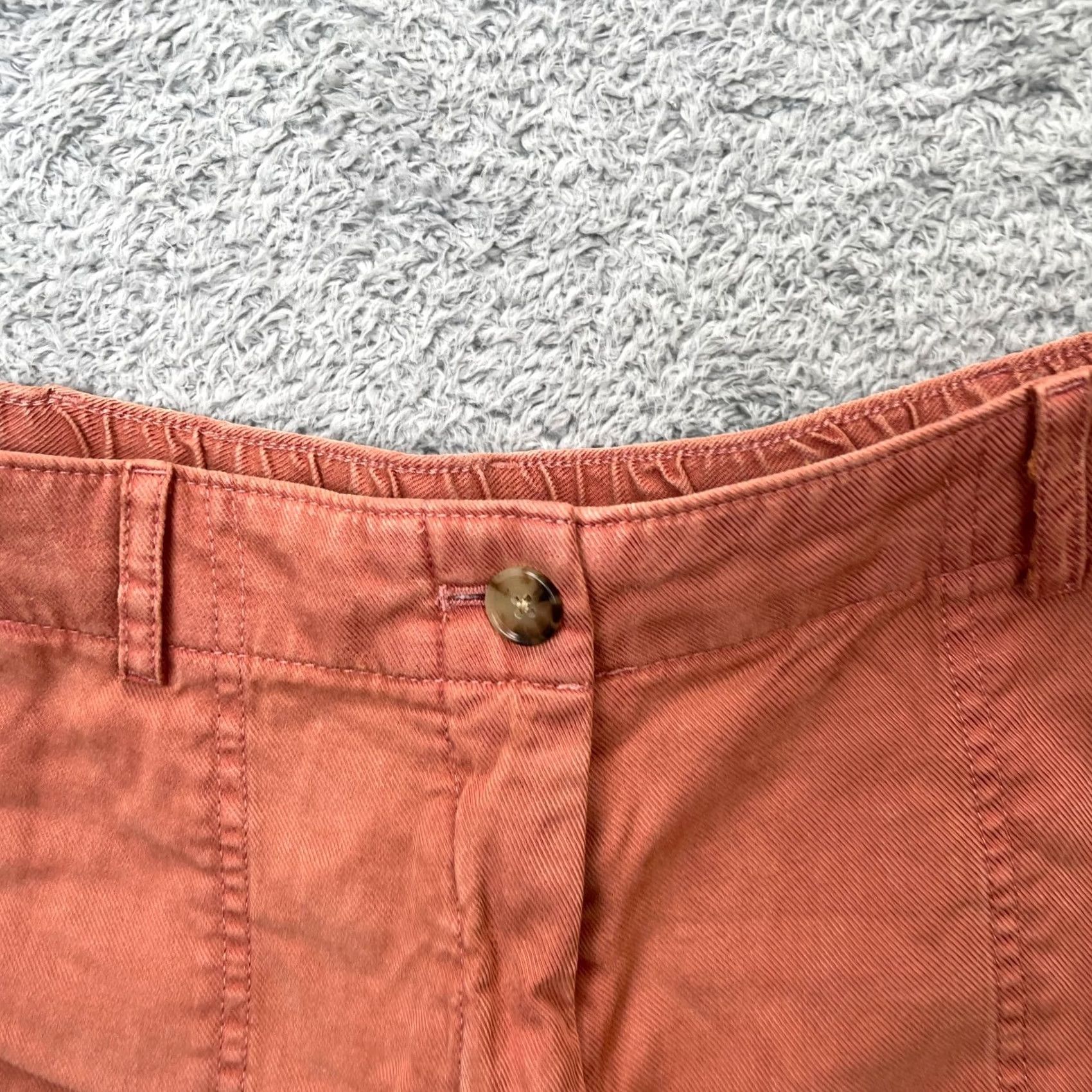 Banana Republic Banana Republic Shorts Womens XS Orange Rust High Rise Casual Cotton Preppy Sailor Pockets 4in Inseam Summer Spring Mens/Womens? Size 26" / US 2 / IT 38 - 3 Thumbnail