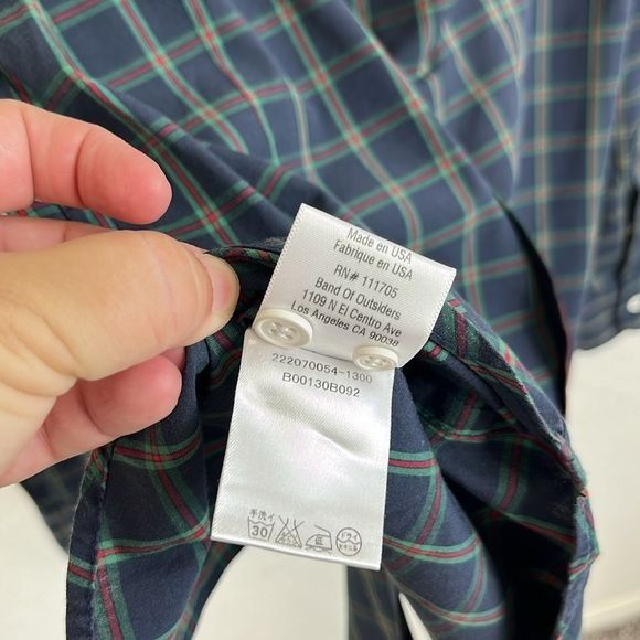 Band Of Outsiders Band of Outsiders Tartan Plaid Gridded Button Down Men's Shi Size US M / EU 48-50 / 2 - 9 Thumbnail