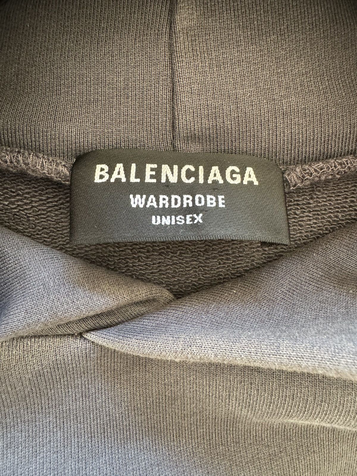 Balenciaga BALENCIAGA MEN'S POLITICAL CAMPAIGN HOODIE LARGE FIT IN GREY Size US XS / EU 42 / 0 - 6 Thumbnail