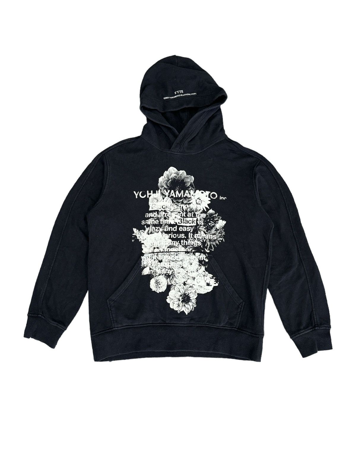 Yohji Yamamoto S'YTE YOHJI YAMAMOTO PLANNING DEPT HOODIE Size US L / EU 52-54 / 3 - 1 Thumbnail