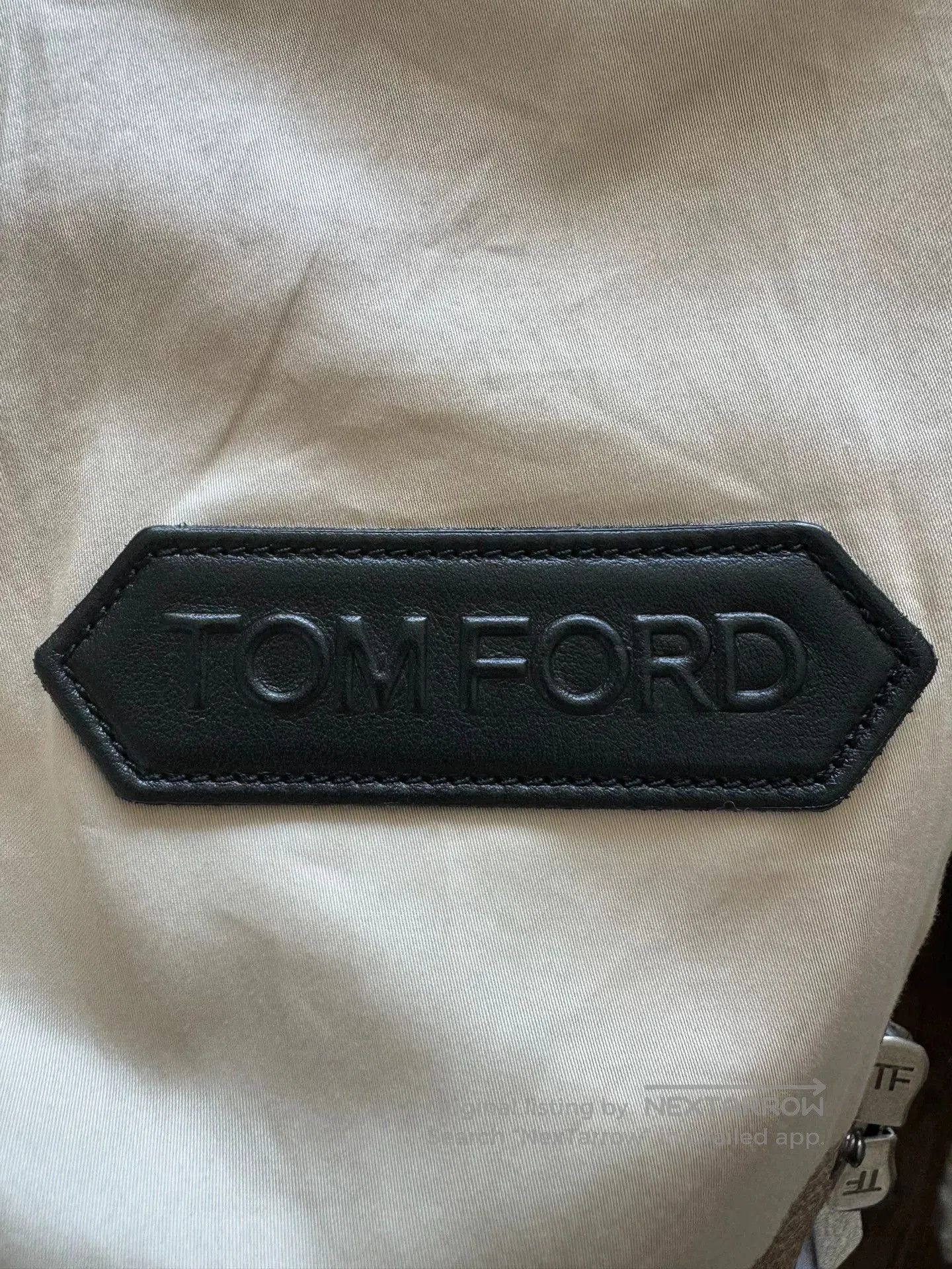 Tom Ford TOM FORD Metallic Leather Biker Jacket. Size US S / EU 44-46 / 1 - 8 Thumbnail