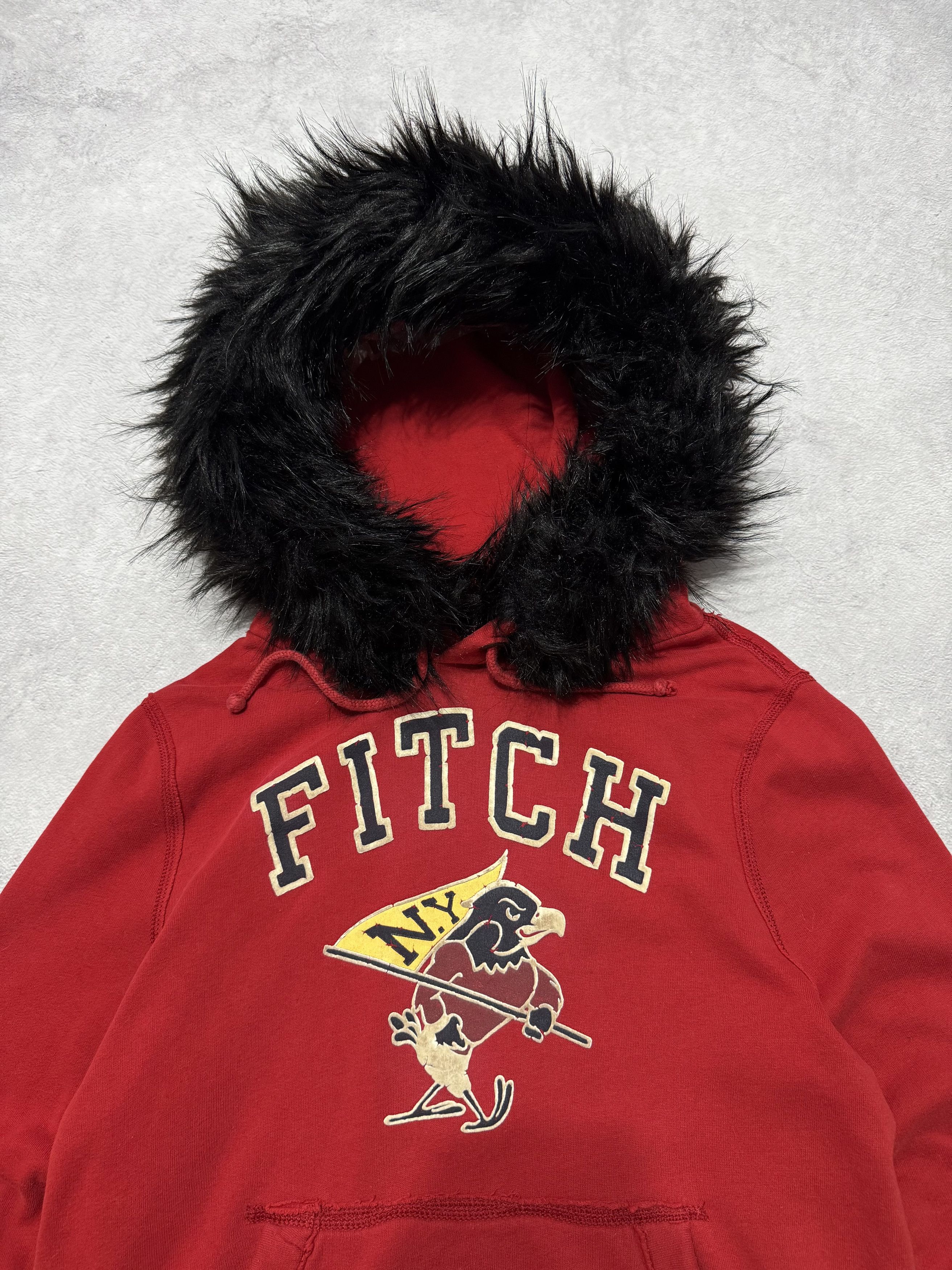 Abercrombie & Fitch Abercrombie and Fitch Y2K Fur Hoodie Hysteric Glamour Style Size US M / EU 48-50 / 2 - 5 Thumbnail