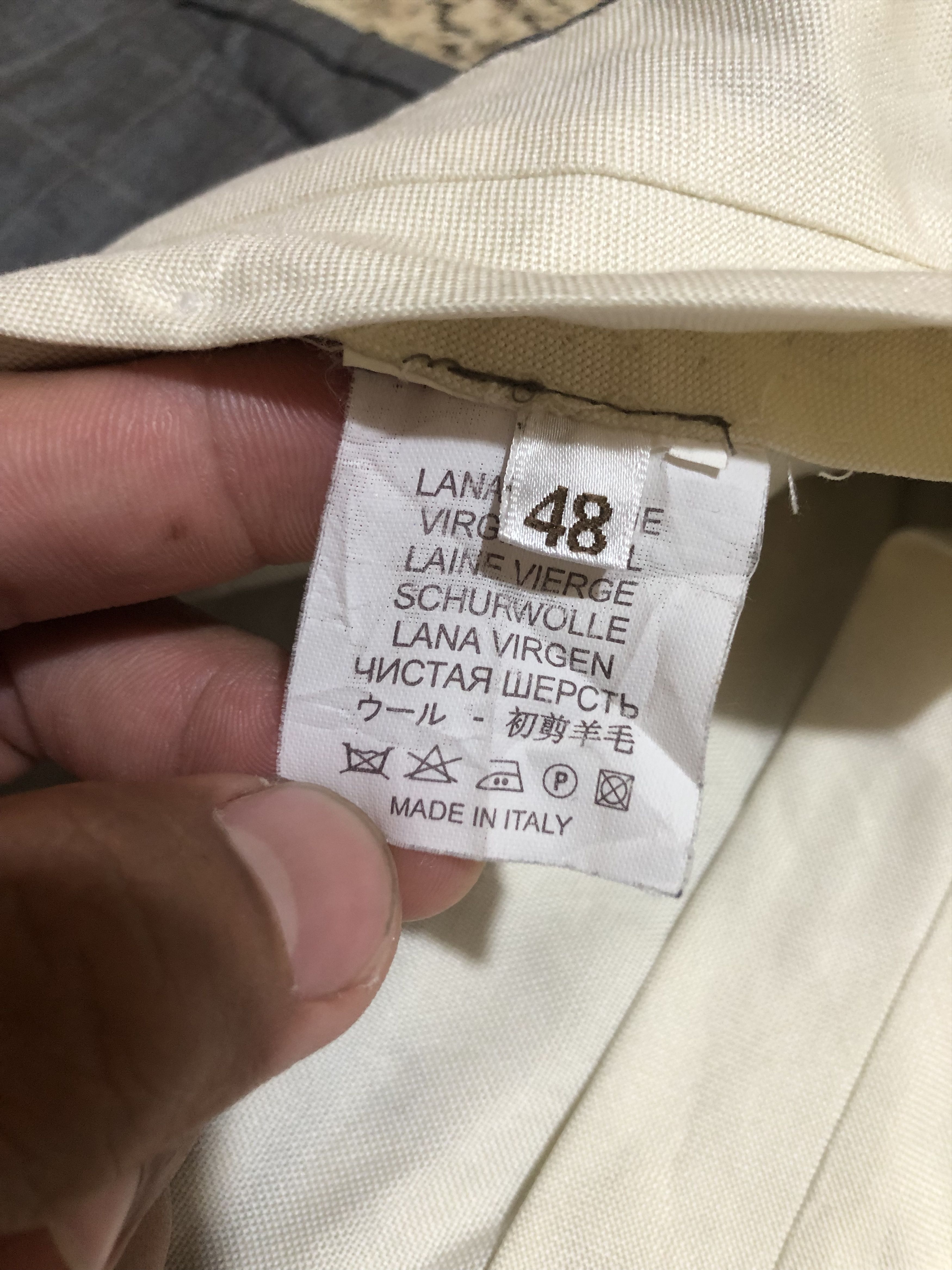 Brunello Cucinelli Brunello Cucinelli Windowpane Plaid Virgin Wool Trousers Size US 35 - 11 Thumbnail
