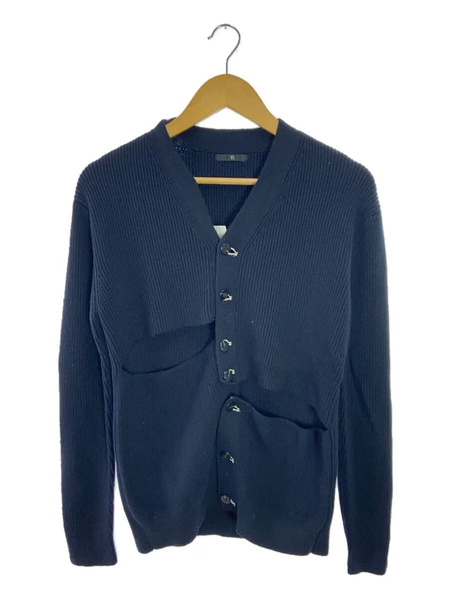 Y's × Yohji Yamamoto Reconstructed Ribbed Wool Knit Cardigan Size US S / EU 44-46 / 1 - 1 Thumbnail