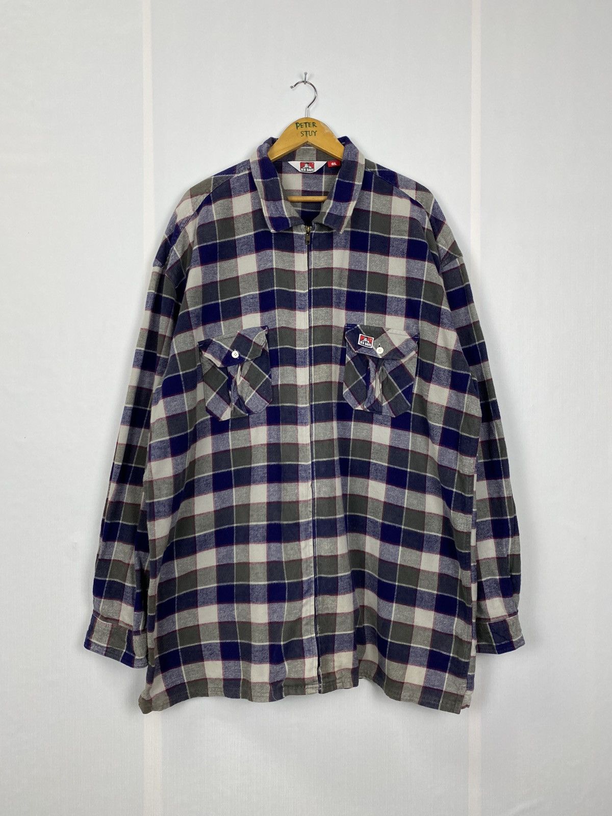 Ben Davis × Flannel × Vintage Vintage Ben Davis Flannel Jacket Size US XXL / EU 58 / 5 - 1 Thumbnail