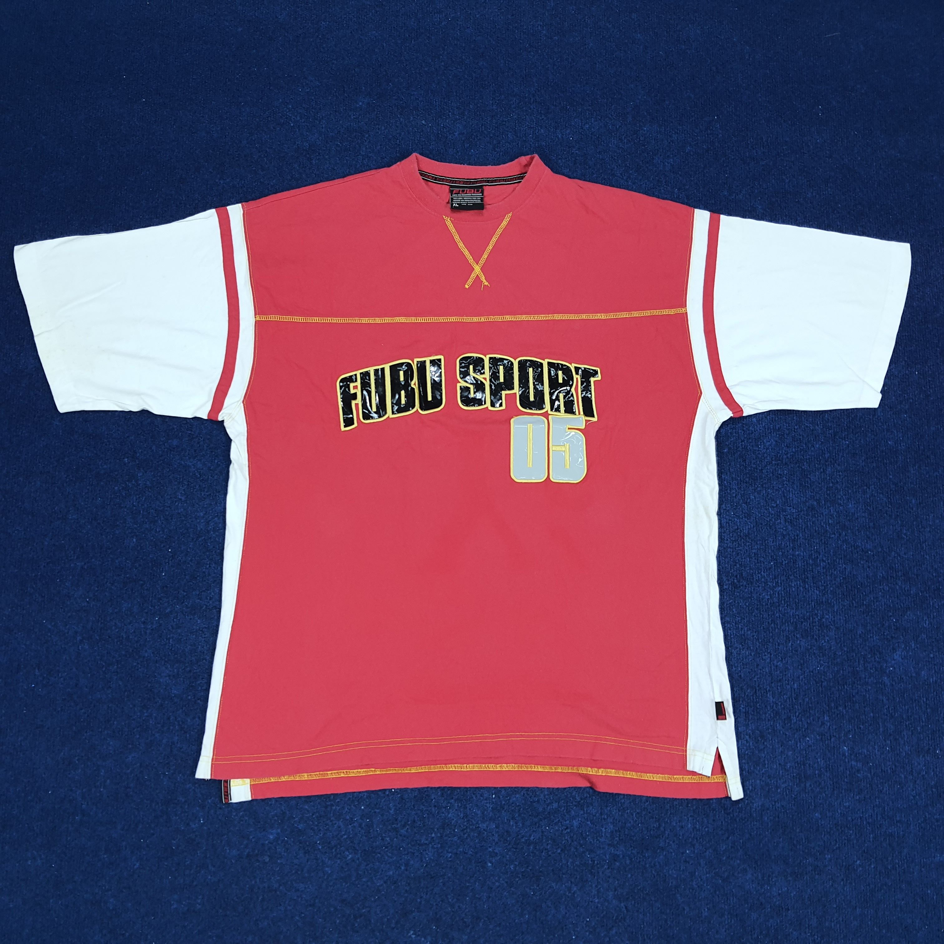 Fubu × Vintage Vintage FUBU Sport 05 Tshirt Size US XL / EU 56 / 4 - 1 Thumbnail