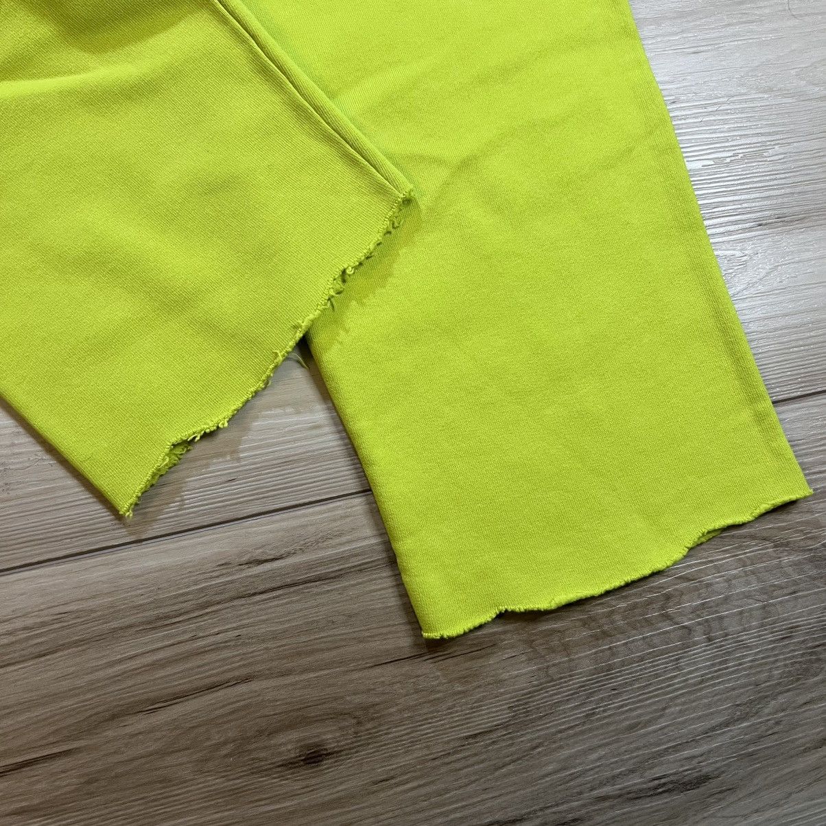 Vetements Vetements Sweatpants Neon Green Needle Logo Raw Hem Size US 32 / EU 48 - 5 Thumbnail