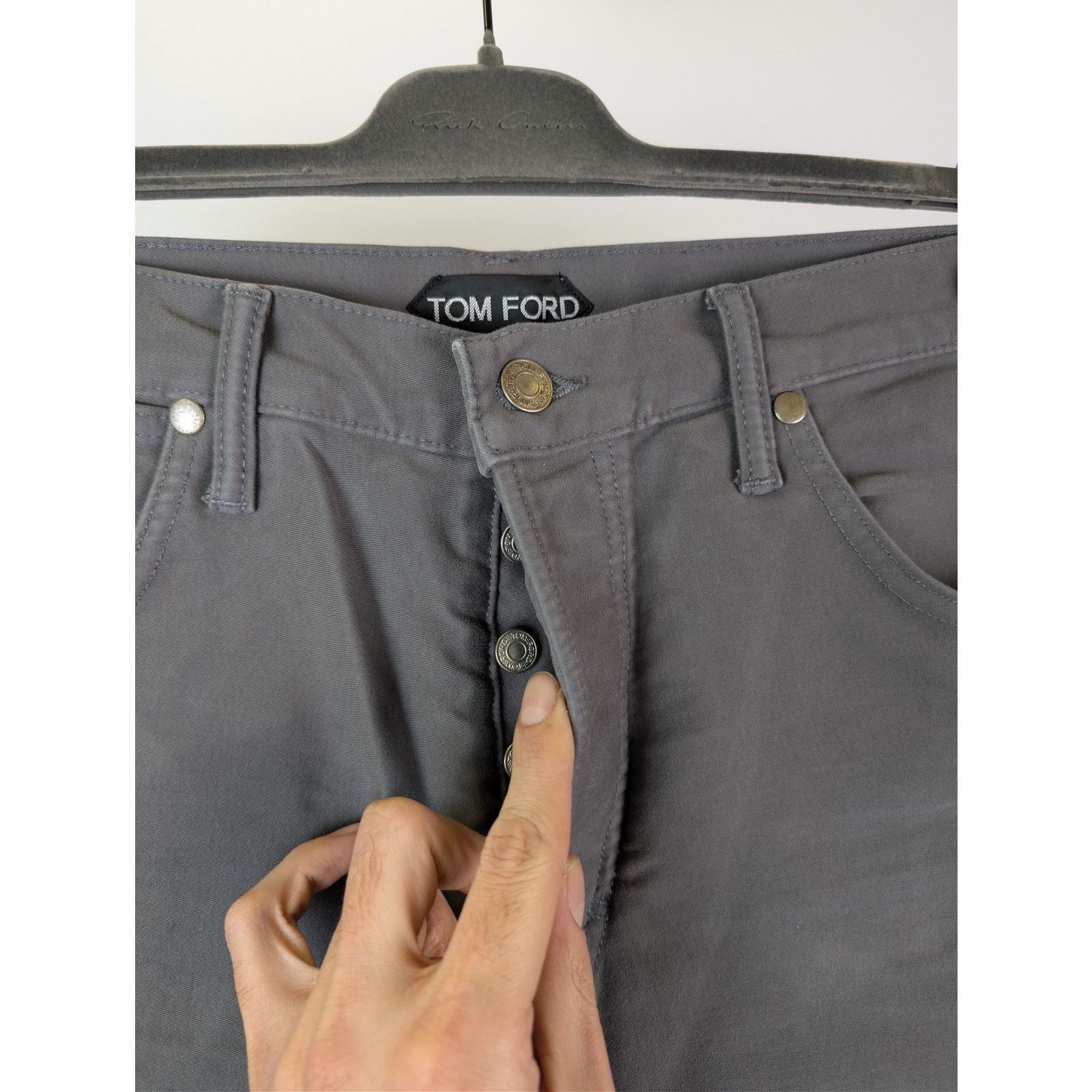 Tom Ford o1rshd1 Tapered Jeans in Grey Size US 34 / EU 50 - 7 Thumbnail