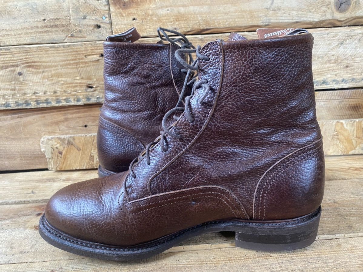 R.M. Williams R.M.Williams rickaby brown pebble lace-up boots uk 9G Size US 10 / EU 43 - 13 Thumbnail
