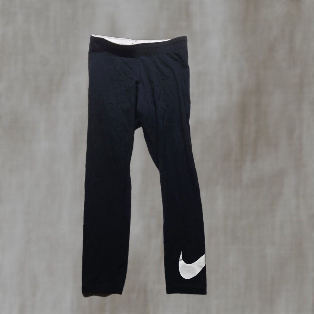 Nike Nike Leggings Women Small Black Jogger Sweatpants Activewear Running Training Size 28" / US 6 / IT 42 - 1 Thumbnail