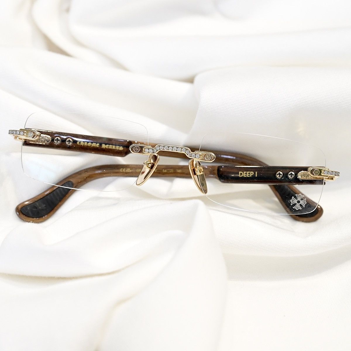 Chrome Hearts CHROME HEARTS DEEP I GP - WEWE - PIANO VARNISH 💎 GLASSES Size ONE SIZE - 2 Thumbnail