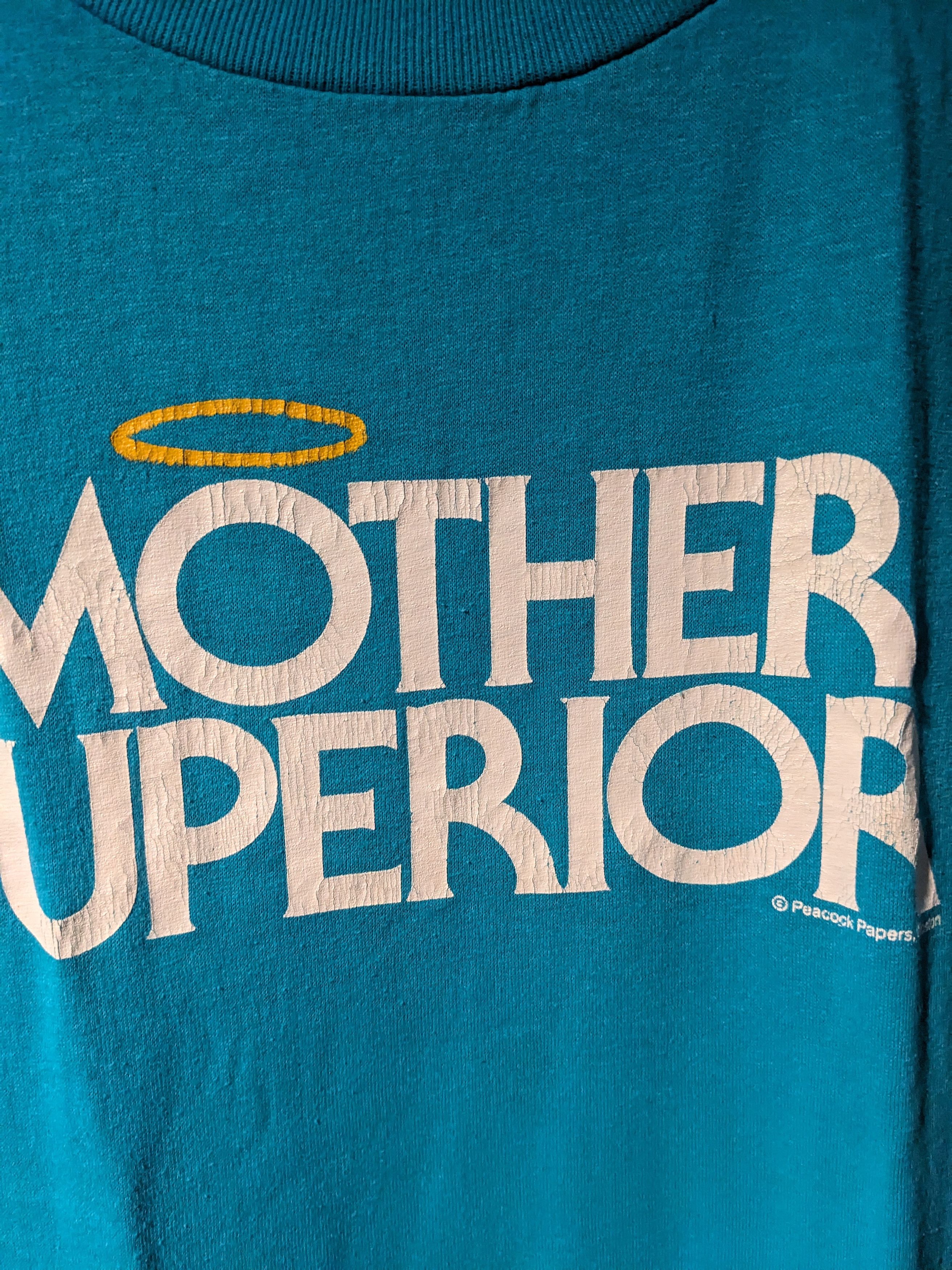 Band Tees × Vintage Vintage 90s Mother Superior Logo Band Tour X-Large T-Shirt Size US XL / EU 56 / 4 - 2 Thumbnail