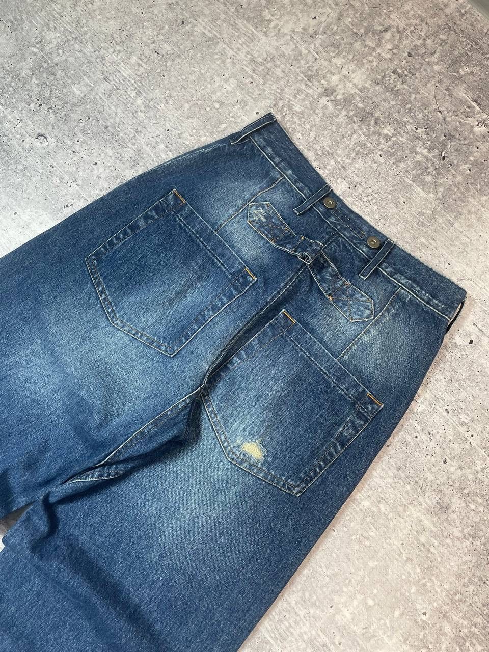 Japanese Brand Fleurs De Bagne Engineered Vibe Selvedge Denim Jeans Y2K Size US 28 / EU 44 - 8 Thumbnail