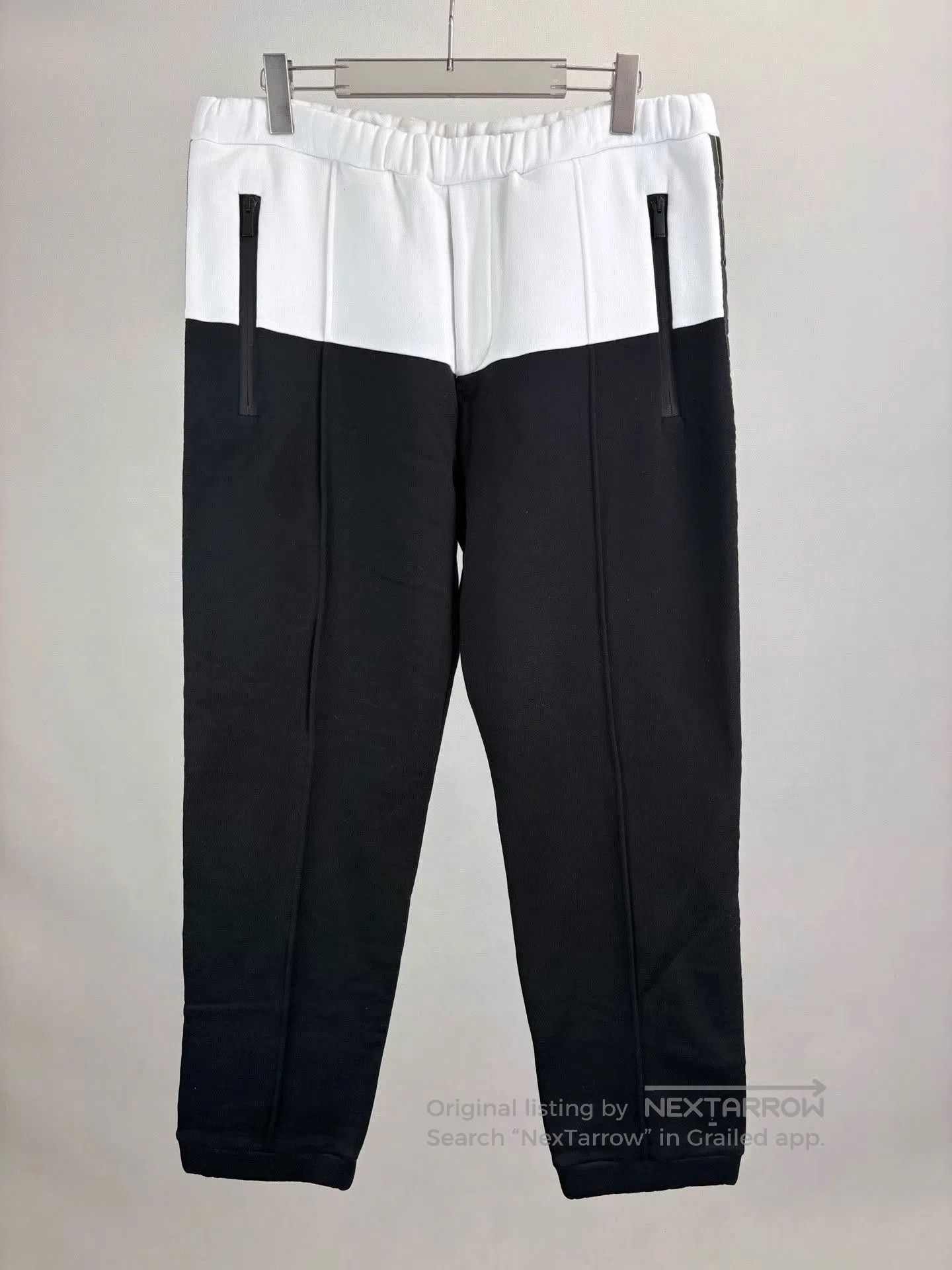 Fendi Black and White Color Block Sweatpants. Size US 38 / EU 54 - 1 Thumbnail