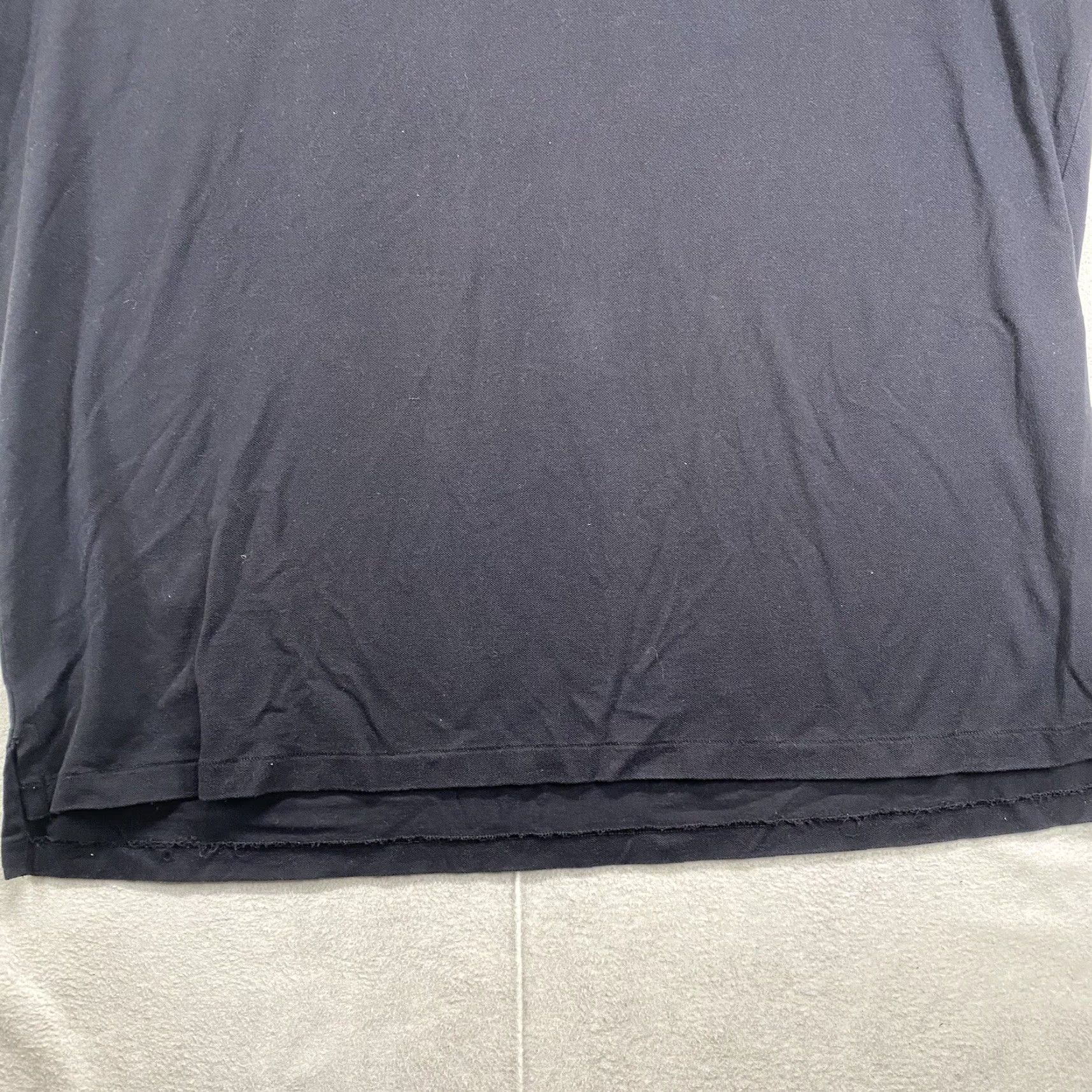 Vintage Vintage 1990s Tyler Mountain Staff Black Polo Shirt Men 2XL Pima Cotton Corporate Logo EUC Size 48R - 5 Thumbnail