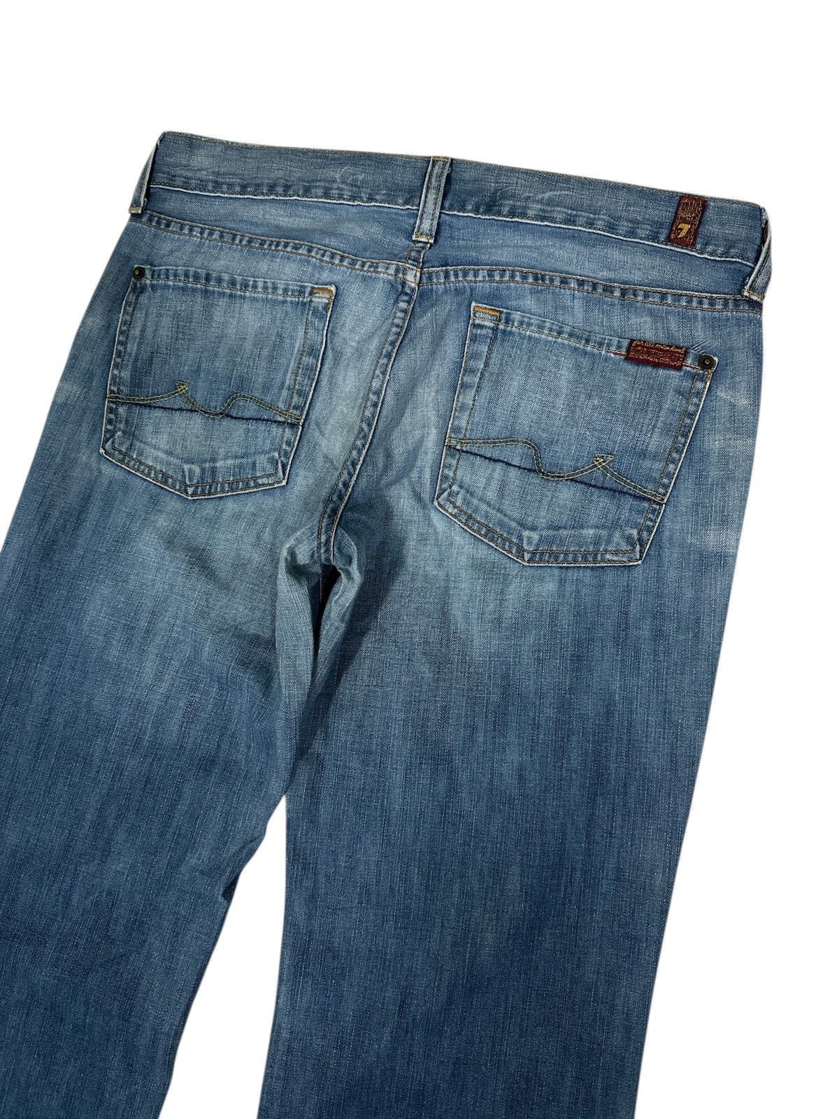 Japanese Brand Seven For All Makind 🎌💥 Flare Bootcut Vintage 90s Style 🎌💥 Size US 32 / EU 48 - 4 Thumbnail