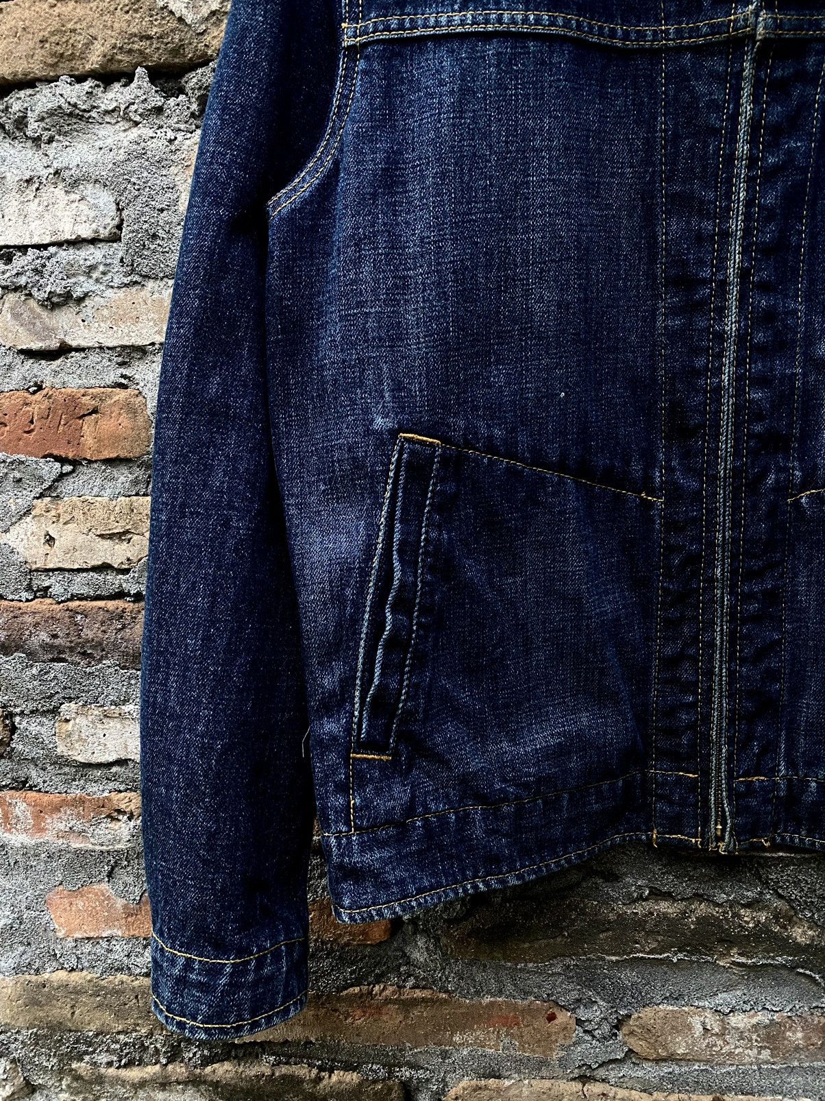 Japanese Brand × Uniqlo × Vintage 🇯🇵Uniqlo Vintage Denim Zipper Jacket🇯🇵 Size US L / EU 52-54 / 3 - 4 Thumbnail