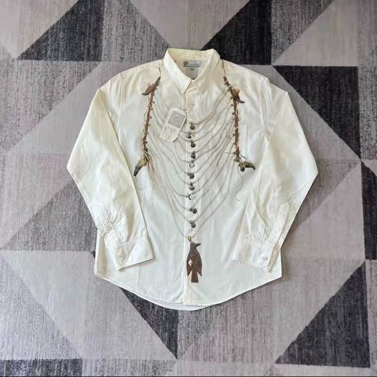 Visvim VISVIM 13AW GIZA Indian Totem necklace printed shirt Size US M / EU 48-50 / 2 - 1 Thumbnail