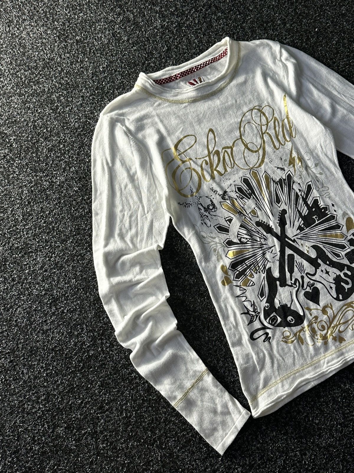 Ecko Unltd. × Vintage 🚨Vintage ECKO Y2K/2000s ALLFLICTION/ED HARDY STYLE Rare Size L / US 10 / IT 46 - 2 Thumbnail