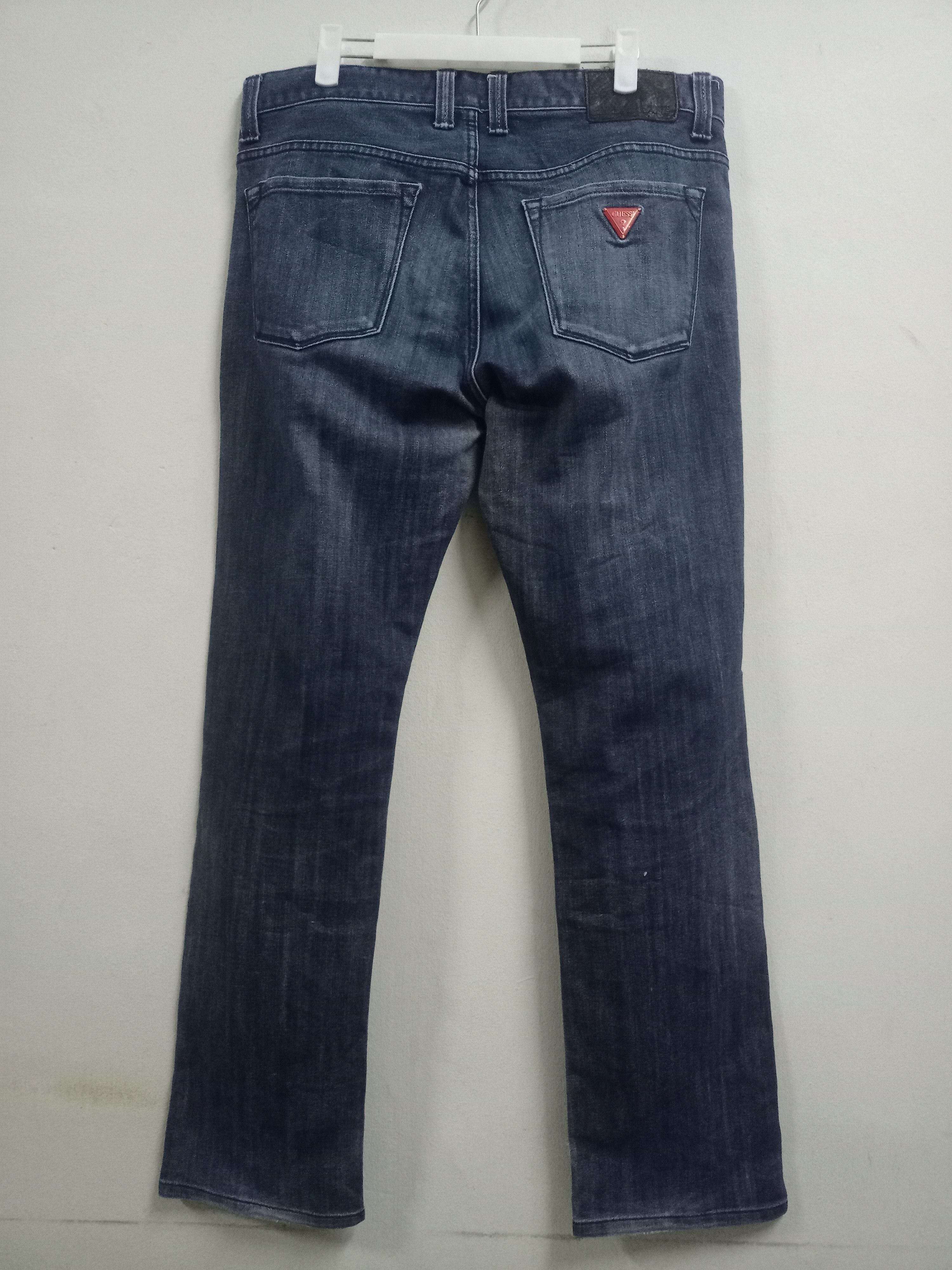Guess Vintage Guess Dark Blue Wash Loose Straight Jeans 34x30 Size US 34 / EU 50 - 2 Thumbnail