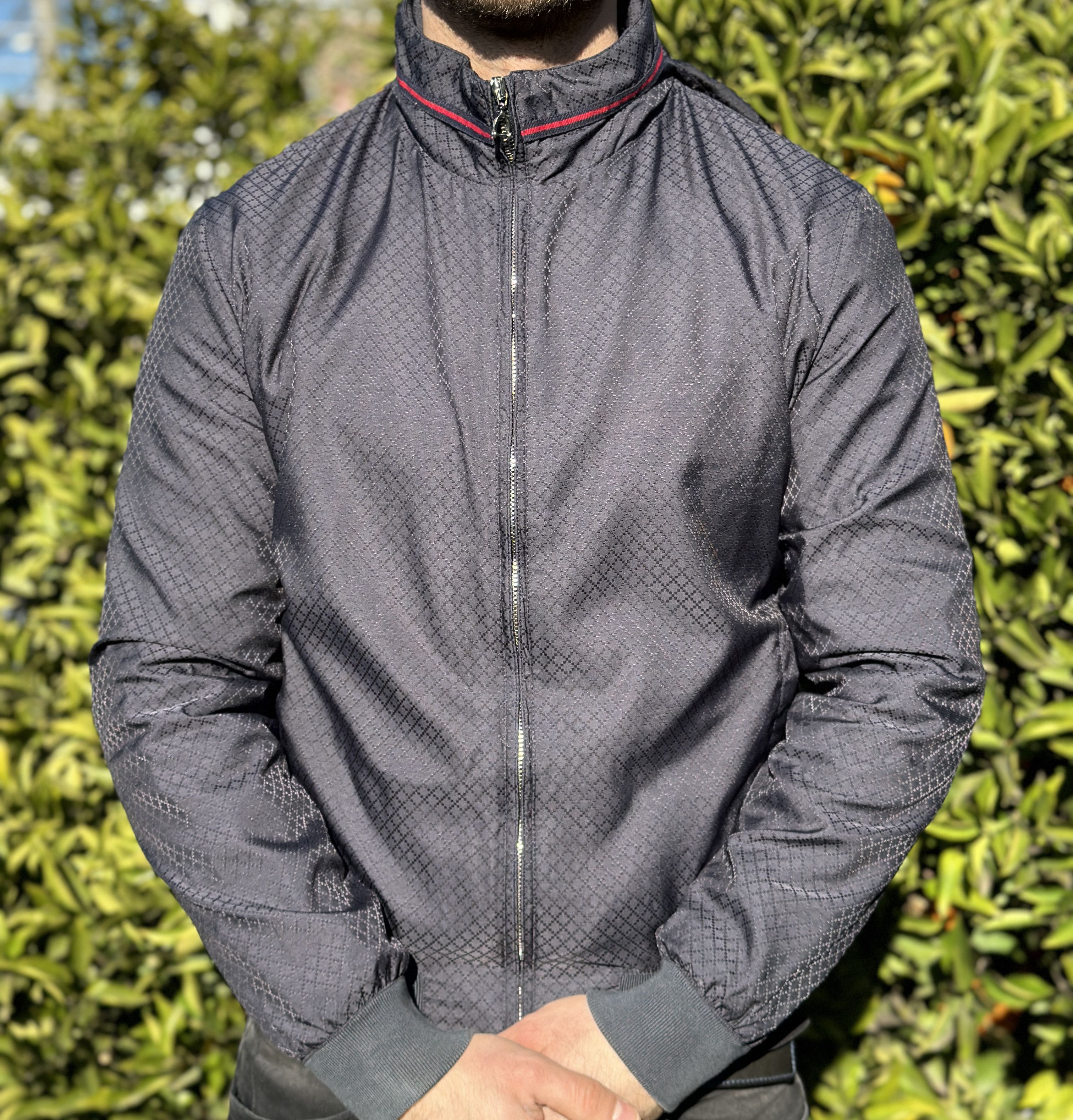 Gucci Gucci Luxury Light Jacket Bomber Hooded Check Size 46 S Size US S / EU 44-46 / 1 - 2 Thumbnail