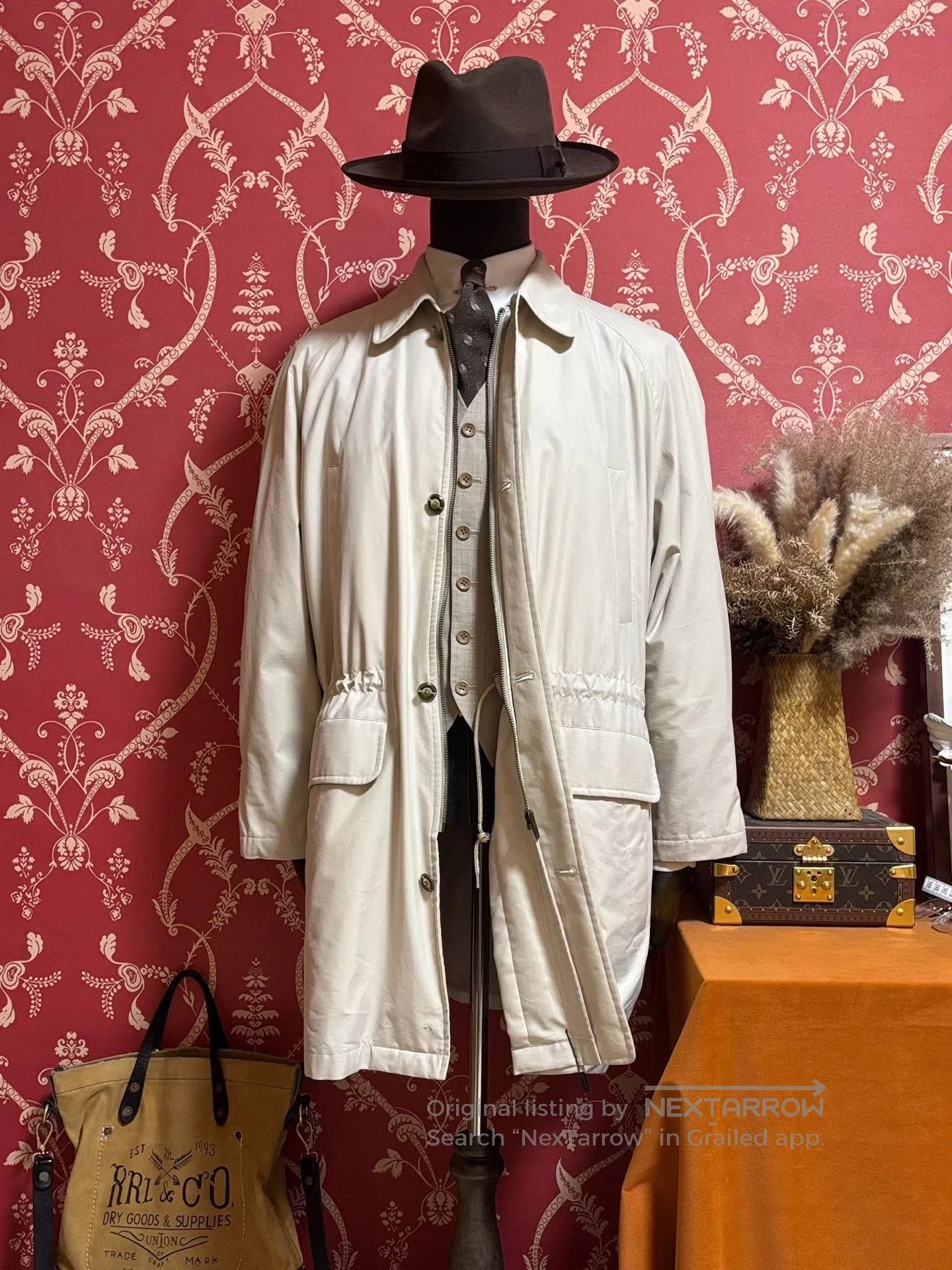 Burberry Burberry Vintage Men's Balmacaan Trench. Size US M / EU 48-50 / 2 - 2 Thumbnail