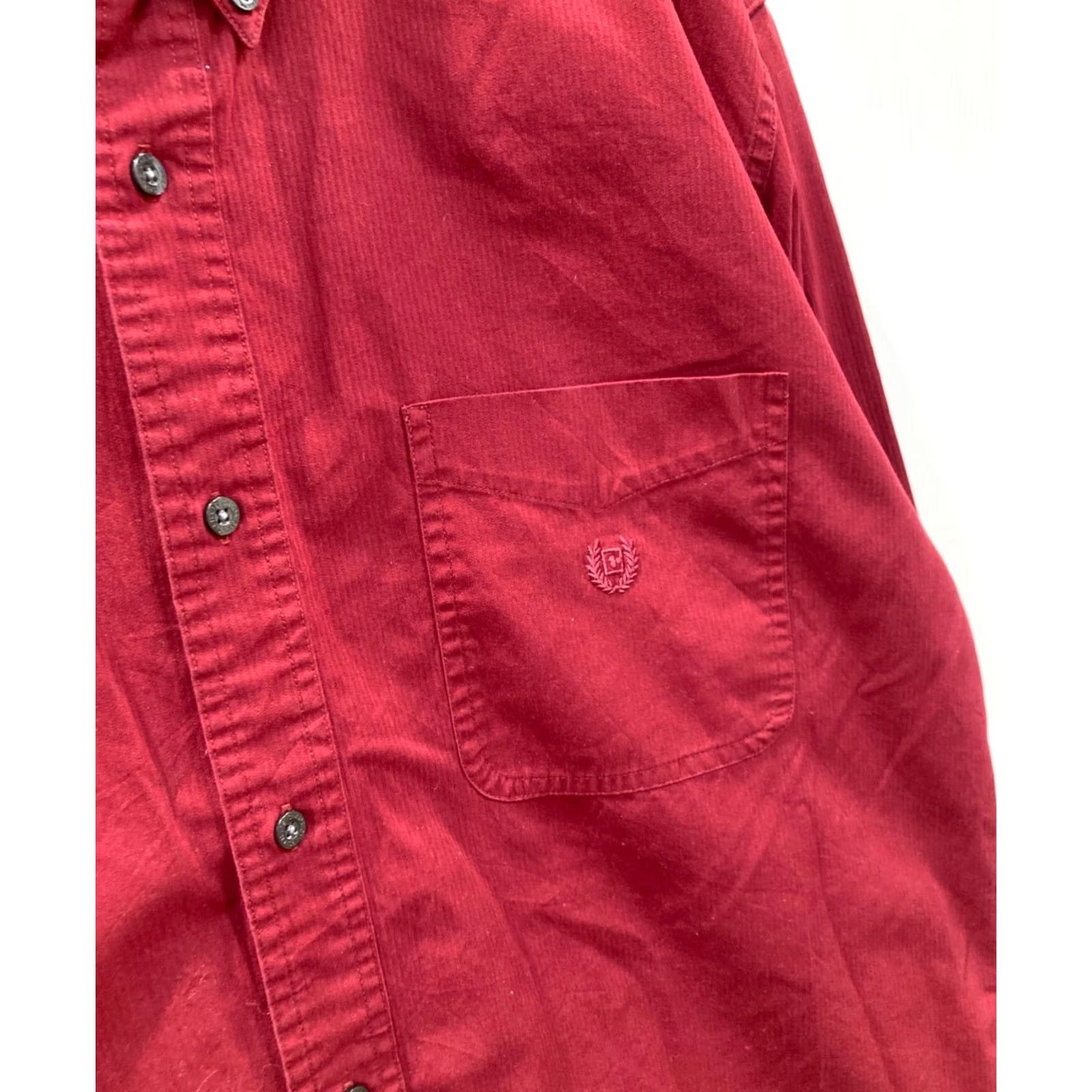Chaps CHAPS Shirt L Red Men Button-Up 60% cotton 40% polyester Size US L / EU 52-54 / 3 - 6 Thumbnail