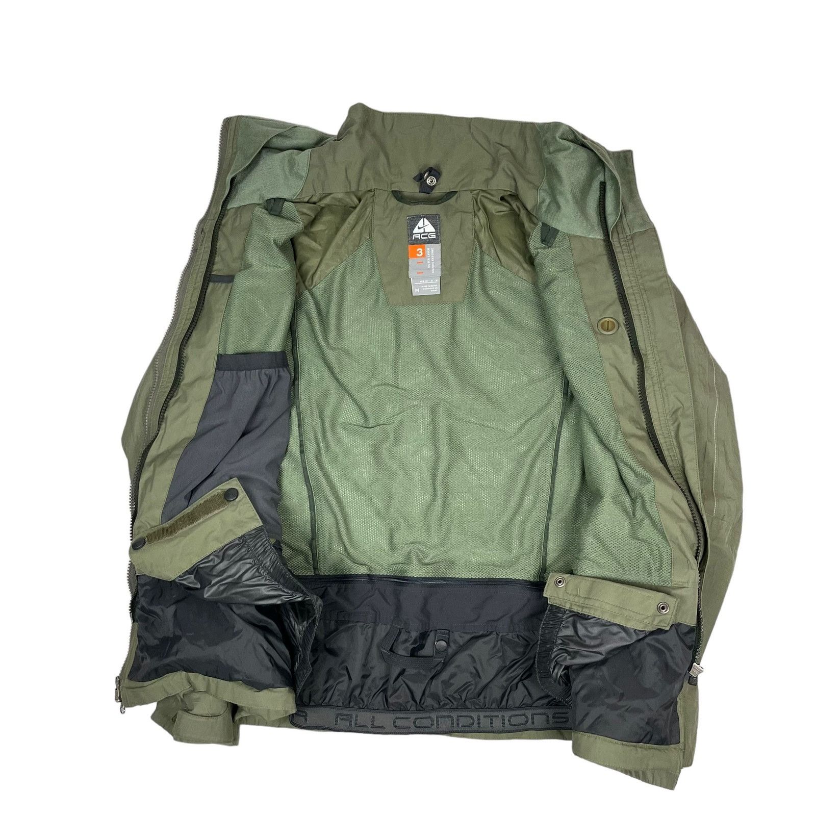 Nike × Nike ACG Nike ACG Storm Fit Women's Green 3-in-1 Ski Jacket M (8-10) Size M / US 6-8 / IT 42-44 - 14 Thumbnail