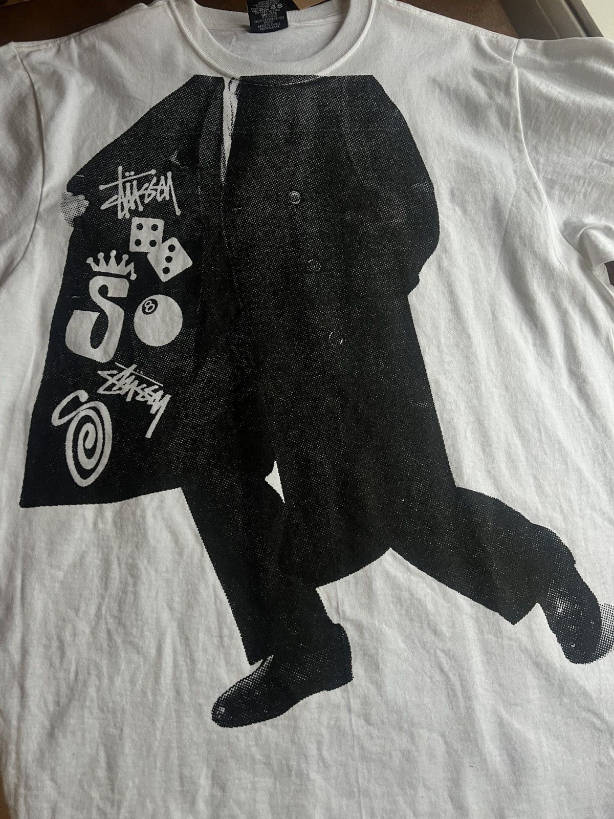 Stussy × Vintage Stussy Whatchu Need 8 Ball Tee Shirt Size US M / EU 48-50 / 2 - 3 Thumbnail