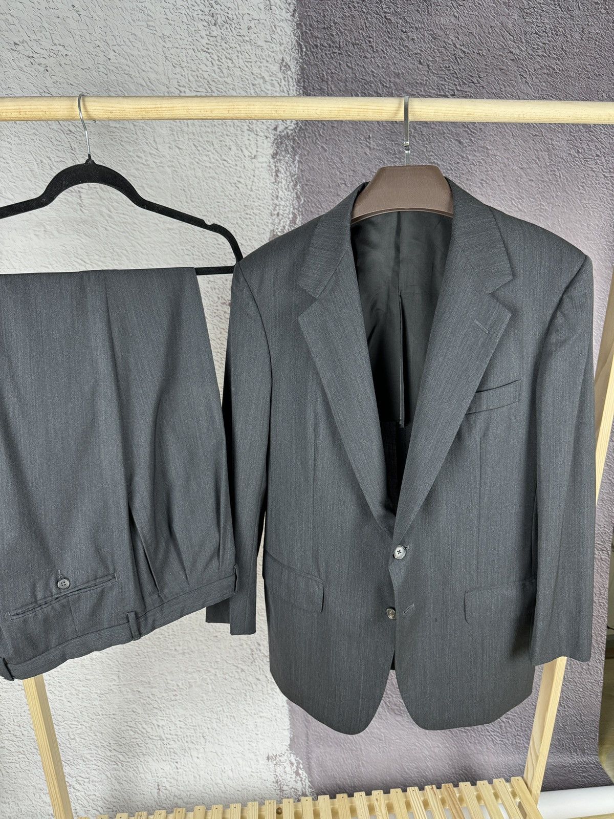 Ermenegildo Zegna Ermenegildo Zegna High Performance Suit Blazer Pants Wool Size 42R - 2 Thumbnail