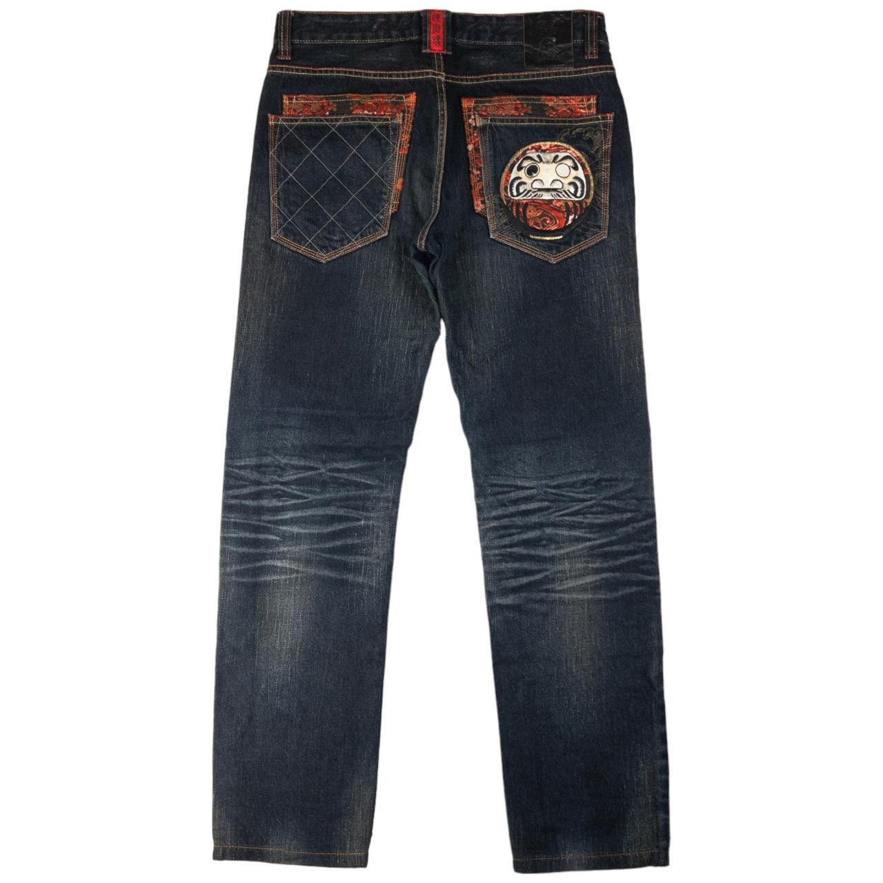 Other Vintage Big Train Embroidered Patch Japanese Denim Jeans W33 Size US 33 - 4 Thumbnail