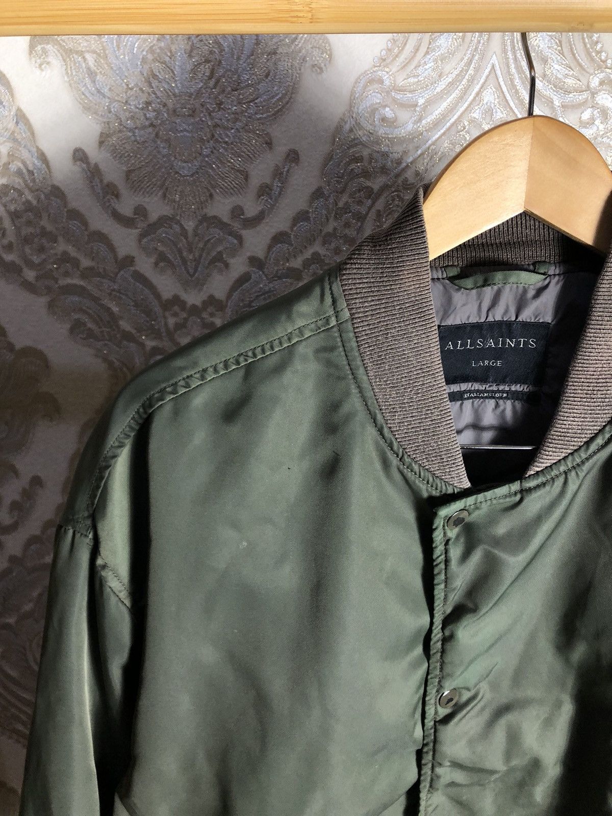 Allsaints × Vintage VERY RARE ALLSAINTS KITSON BOMBER NYLON JACKET JAPAN STYLE Size US L / EU 52-54 / 3 - 3 Thumbnail