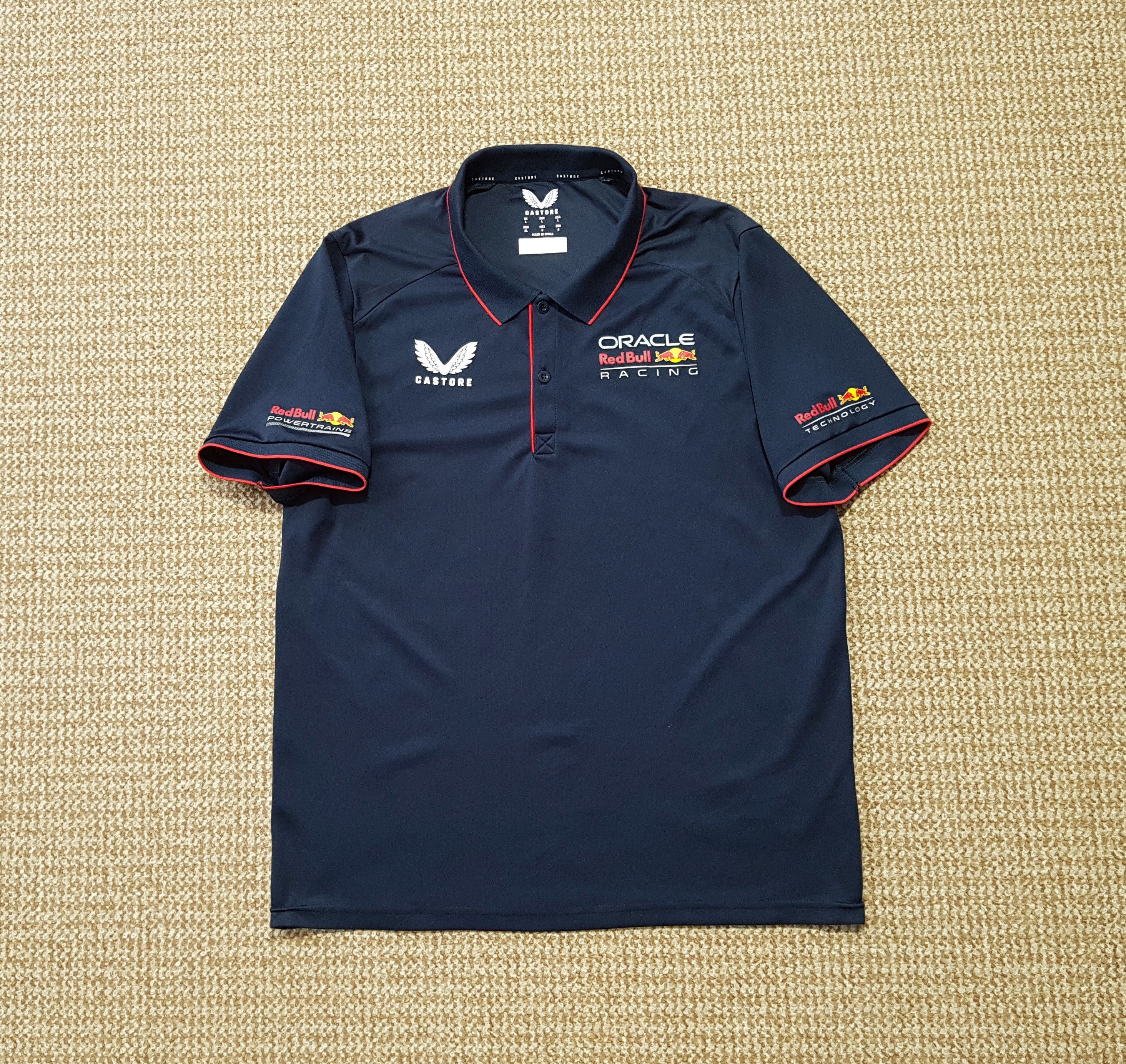 Castore Castore Oracle Red Bull Racing Polo Shirt sz L Size US L / EU 52-54 / 3 - 1 Thumbnail