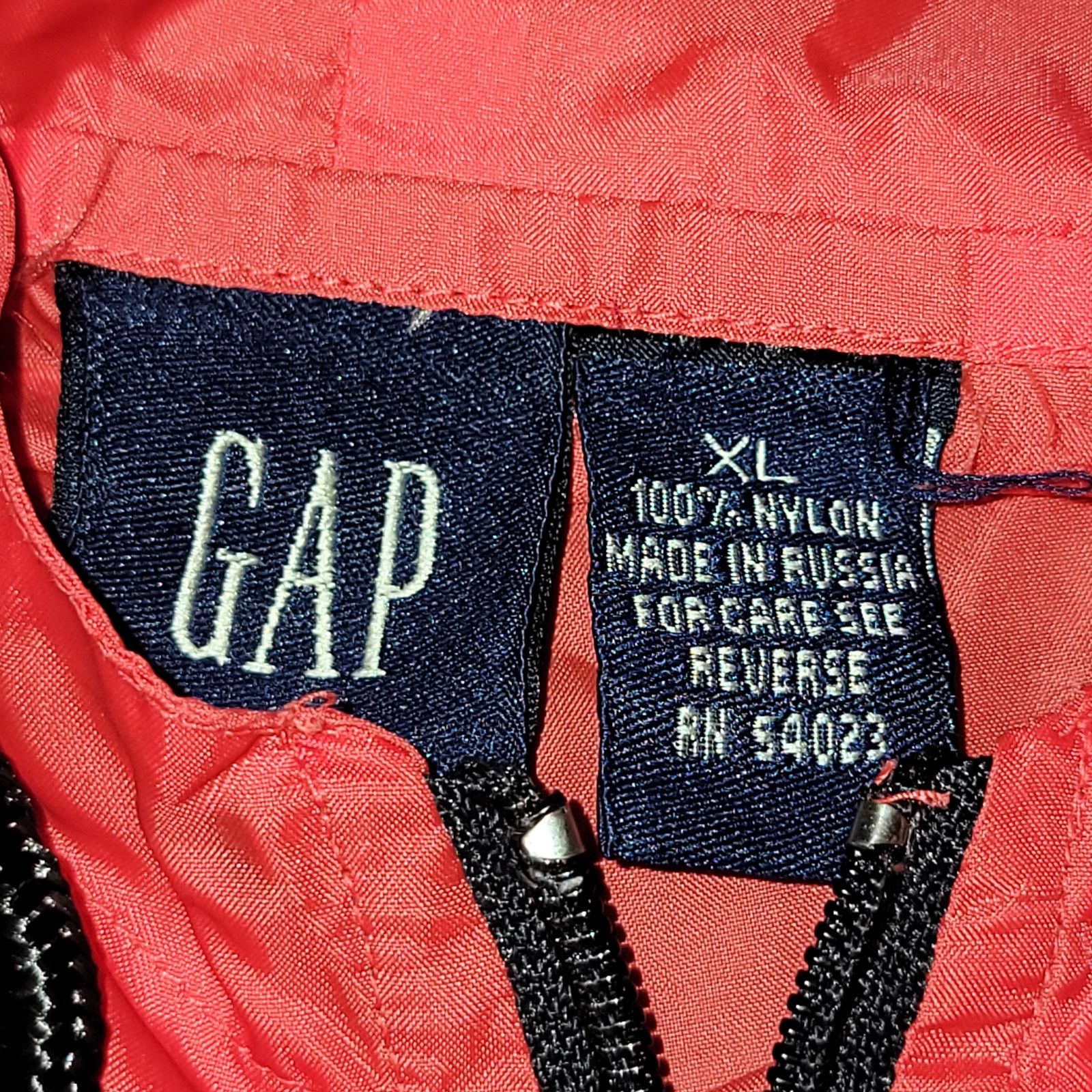 Gap GAP LS Hooded Unisex Windbreaker w/ Front Zipper Pouch - XL Size US XL / EU 56 / 4 - 4 Thumbnail