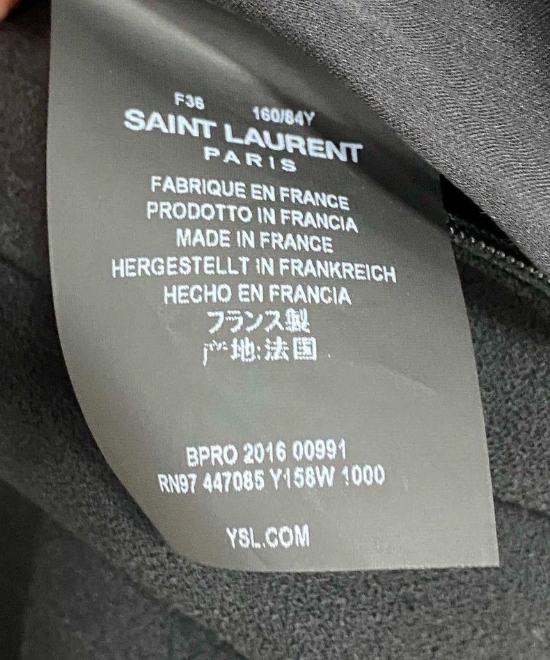 Saint Laurent Paris Saint Laurent Paris Black Dress 2505-Nextarrow Size XS / US 0-2 / IT 36-38 - 5 Thumbnail