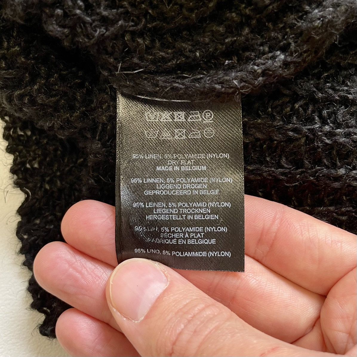 Dries Van Noten ‘Milla’ Black Cobweb Weave Sweater Size US M / EU 48-50 / 2 - 12 Thumbnail