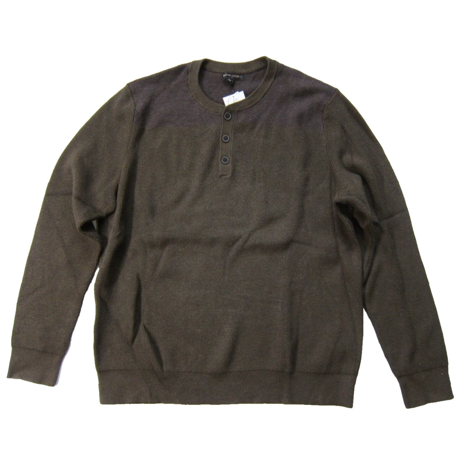Banana Republic NWT Banana Republic Classic Green Knit Crew Neck Pullover Sweater Men XL Size US XL / EU 56 / 4 - 2 Thumbnail