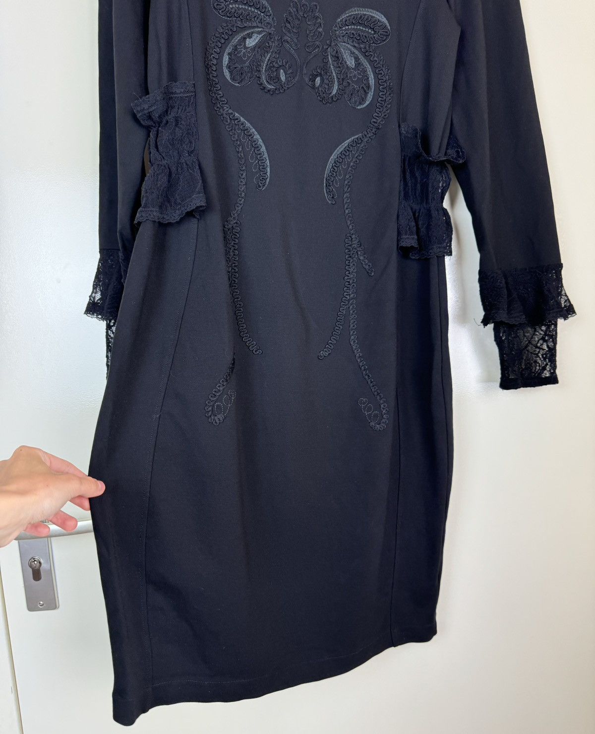 Hysteric Glamour Save the queen gothic avant garde black ruffles dress M Size M / US 6-8 / IT 42-44 - 6 Thumbnail
